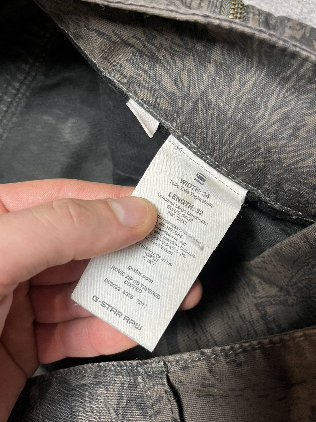 G-Star G-star 3D cargo printed pants Size US 34 / EU 50 - 10 Thumbnail