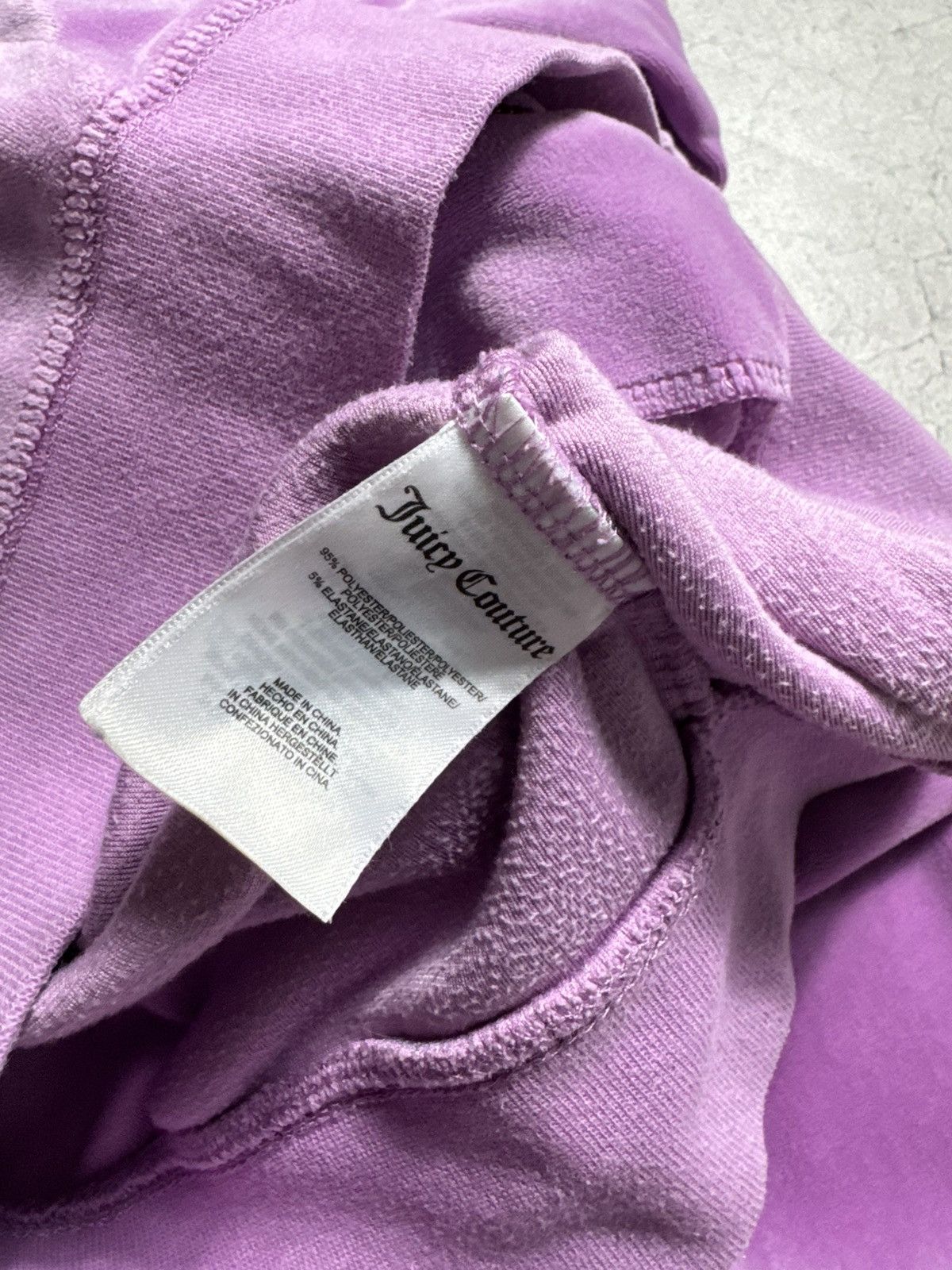 Juicy Couture Juicy Couture Velour Full Zip Hoodie Pink Size XS Size XS / US 0-2 / IT 36-38 - 9 Thumbnail