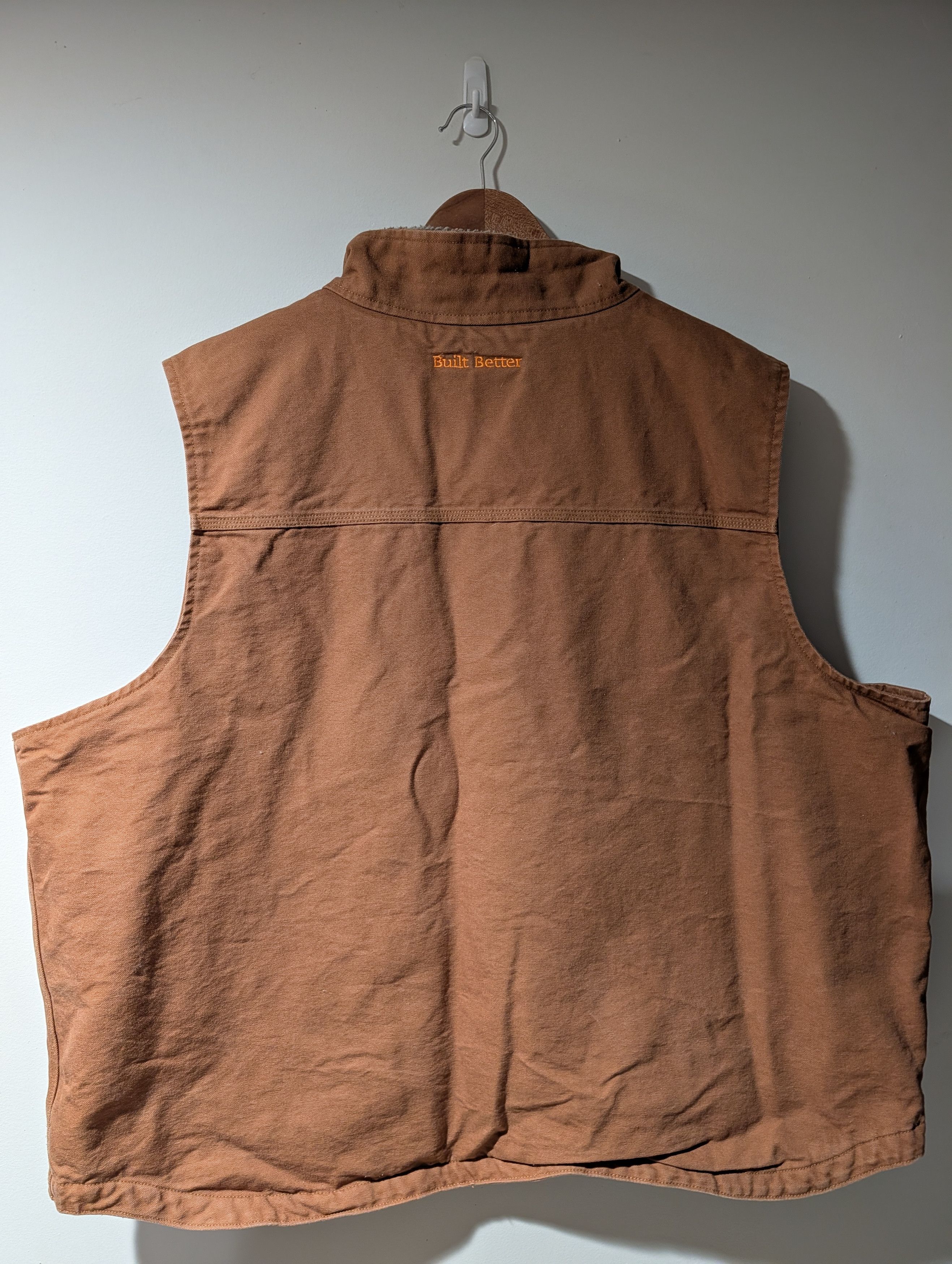 Carhartt Carhartt Vest Mens Duck Sherpa Lined Loose Outdoor OV4277-M Size US XXL / EU 58 / 5 - 6 Thumbnail