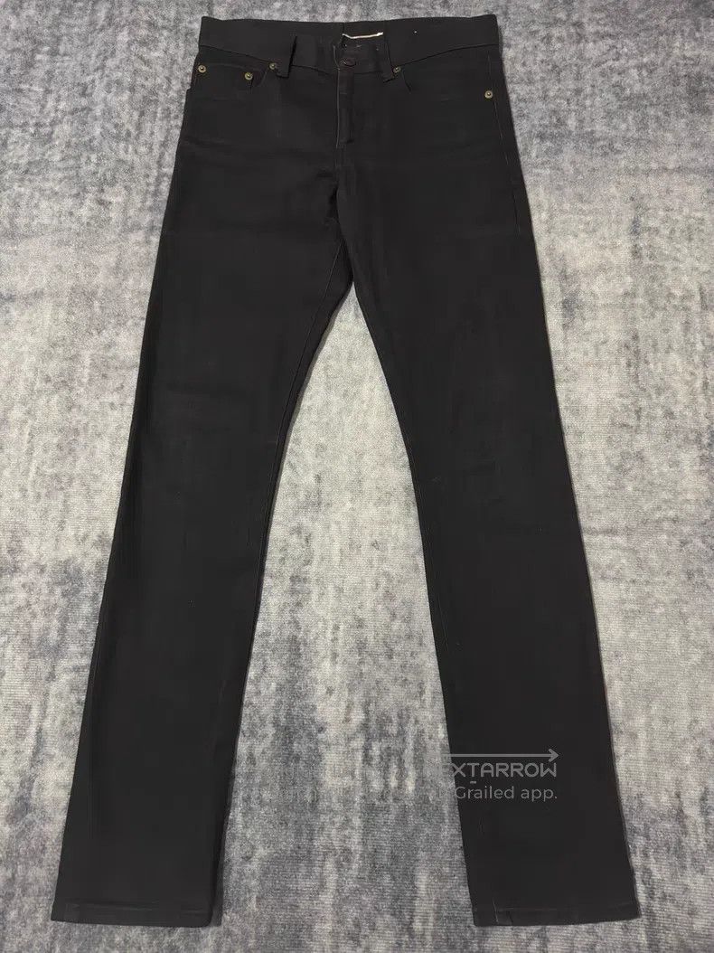Saint Laurent Paris Saint Laurent Paris Black Basic Ankle Length Denim Jeans Size US 28 / EU 44 - 1 Thumbnail