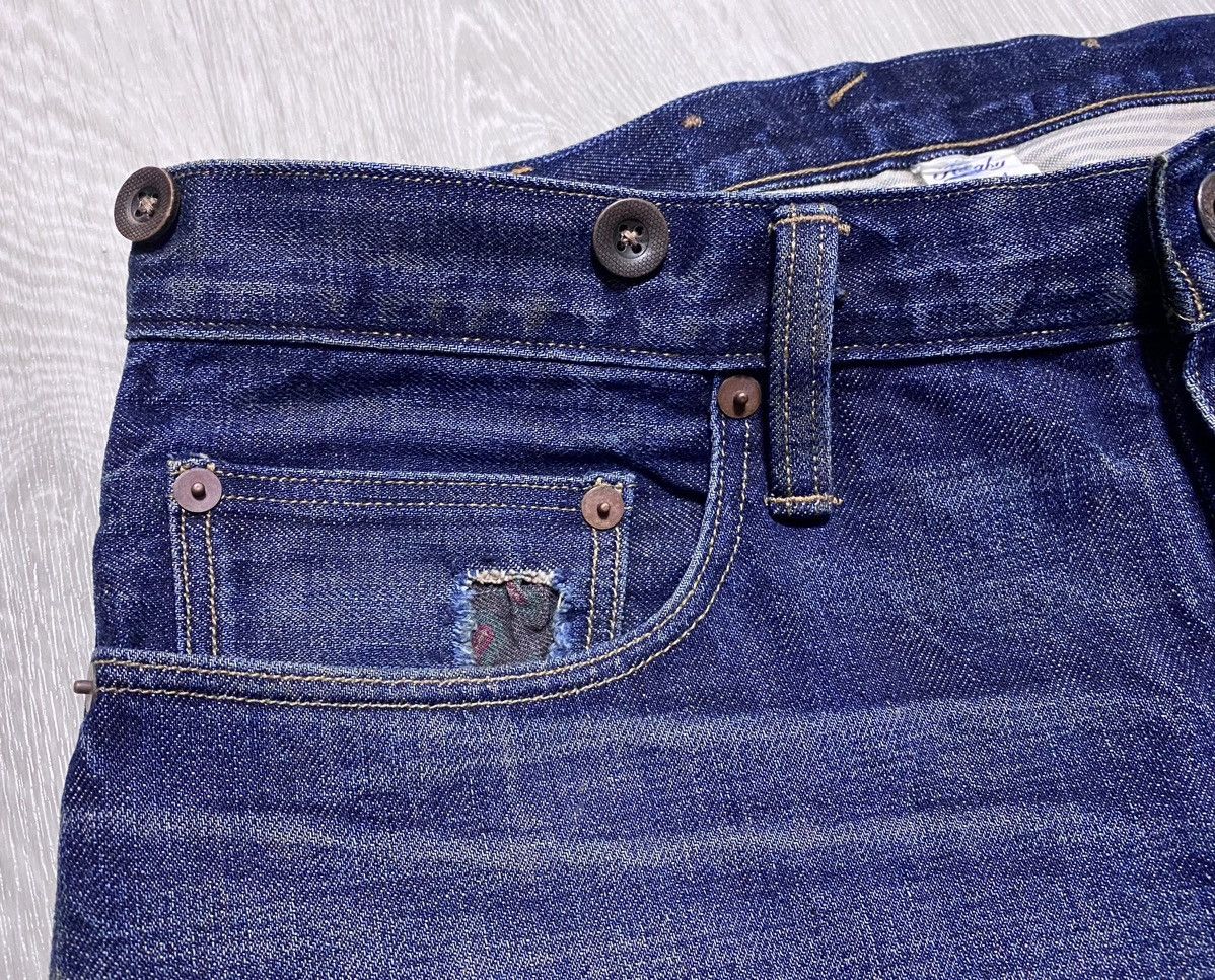 Rugby Ralph Lauren Rugby Ralph Lauren Faded Patchwork Stitched Jeans Denim Size US 31 - 13 Thumbnail