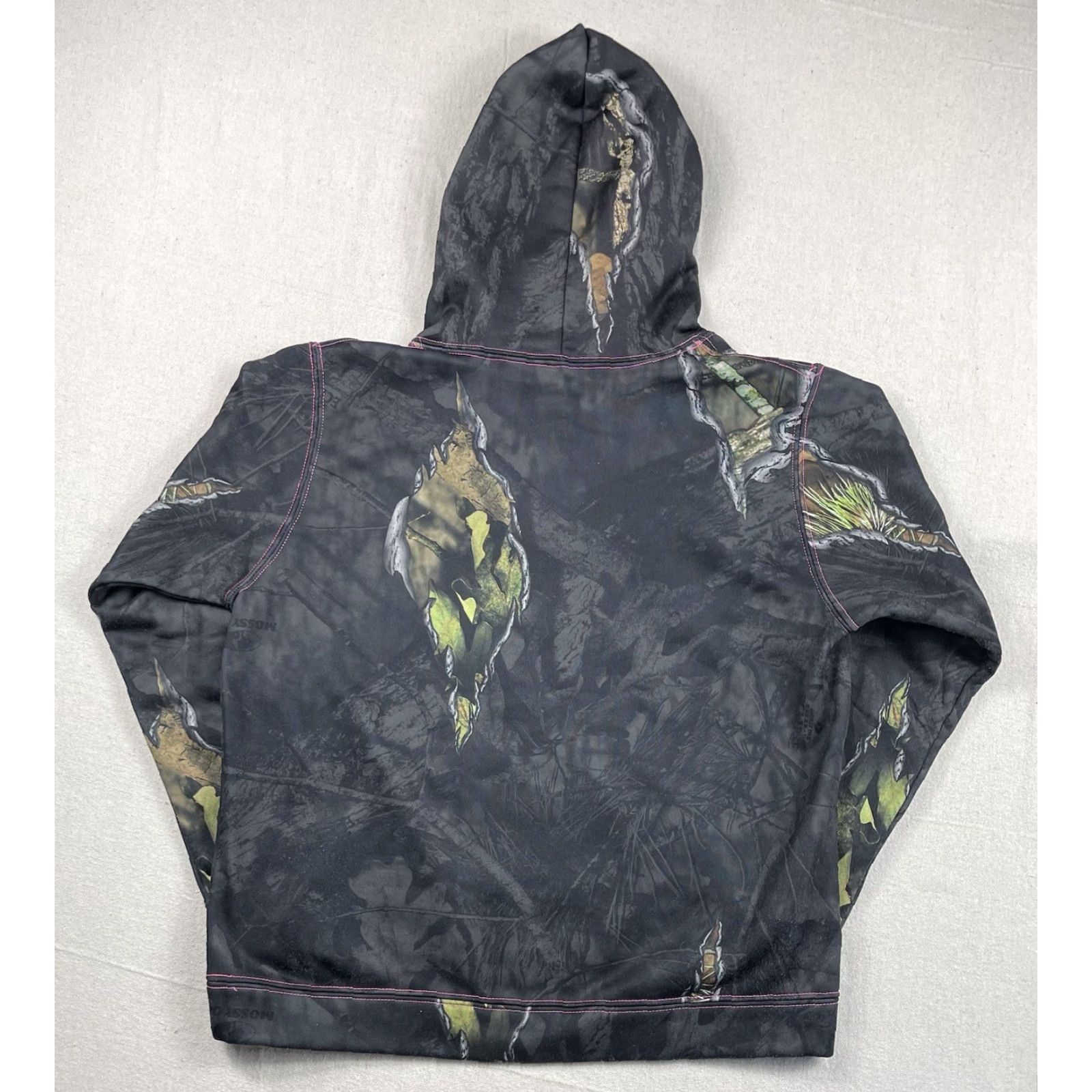 Vintage Mossy Oak Breakup Camo Hoodie Pink Logo Women’s Medium Hunting Womens Size M / US 6-8 / IT 42-44 - 2 Thumbnail