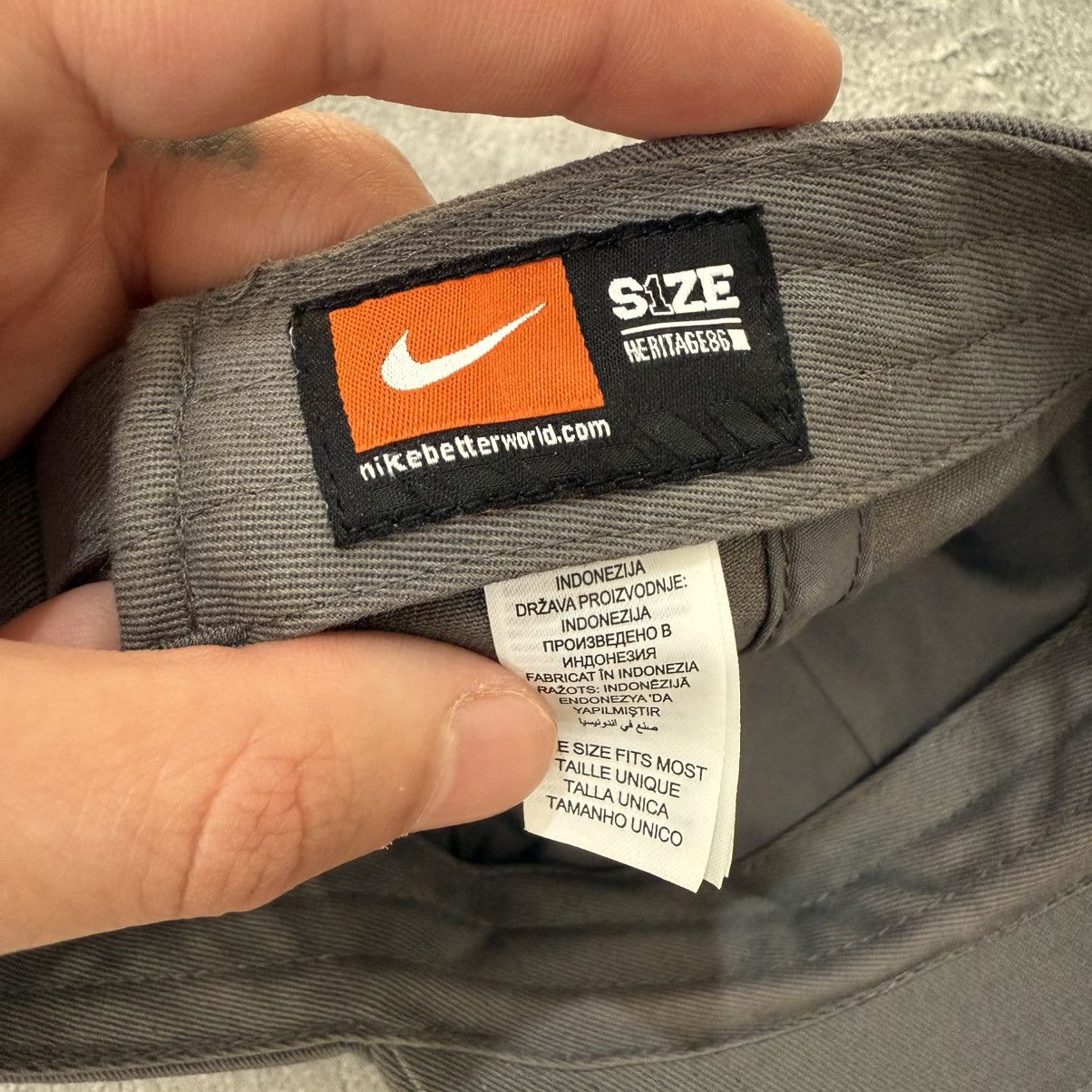 Vintage Vintage Nike Heritage 86 Cap Size ONE SIZE - 6 Thumbnail