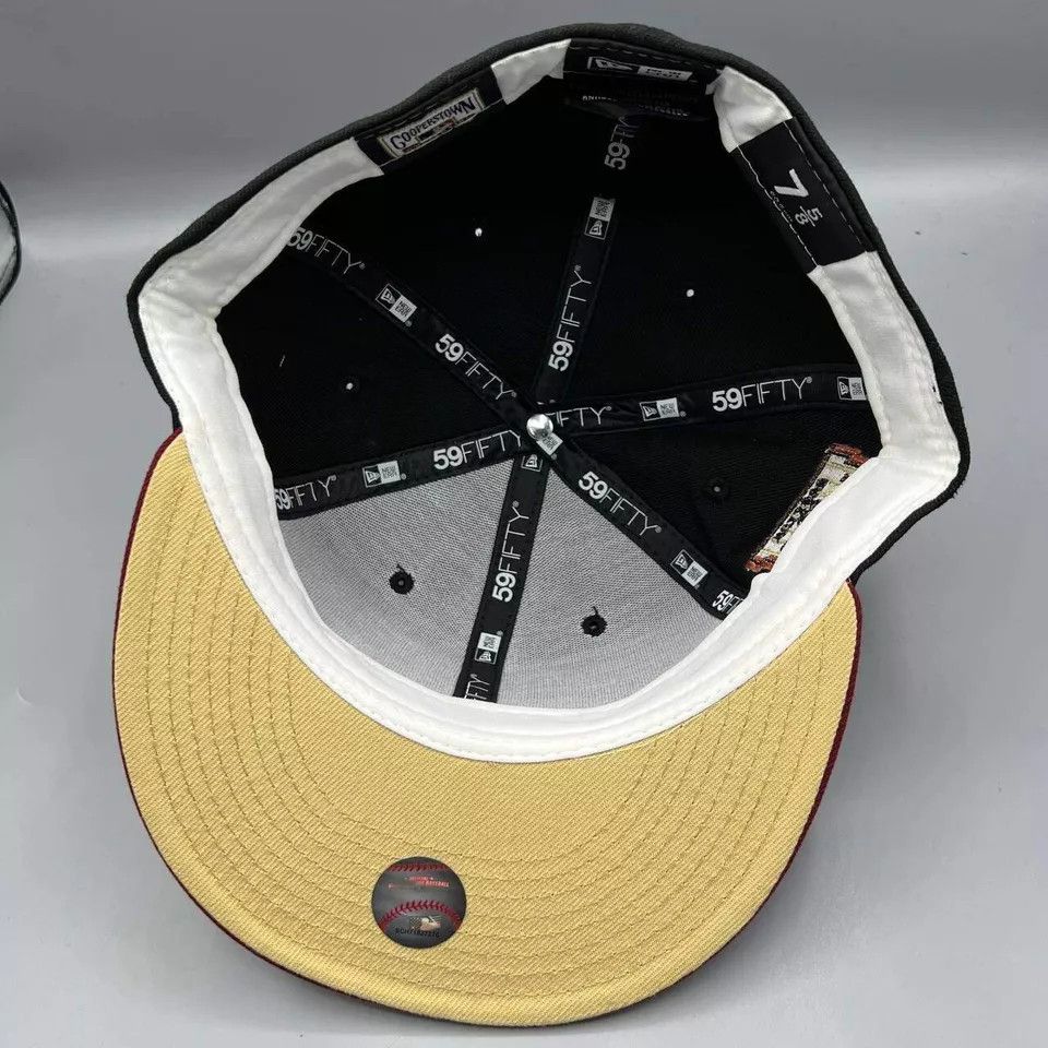 New Era Houston Astros Hat Men 7 5/8 Black Red Colts .45 MLB Fitted Size ONE SIZE - 2 Thumbnail
