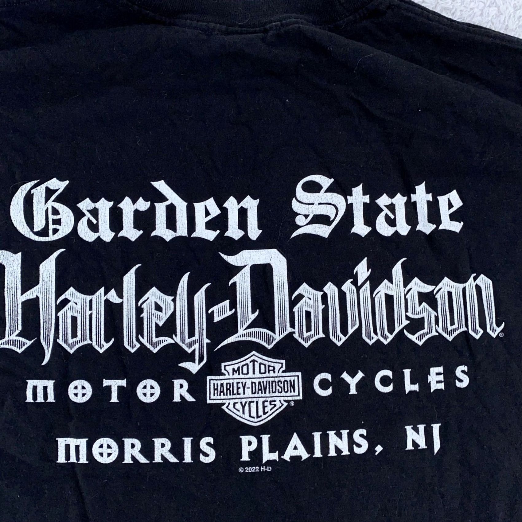 Harley Davidson Harley-Davidson Shirt Mens Large Garden State Bar & Shield Morris Plains NJ Shirt Mens L Black Graphic Print 90s Theme Logo Collectible Mens Size US L / EU 52-54 / 3 - 4 Thumbnail