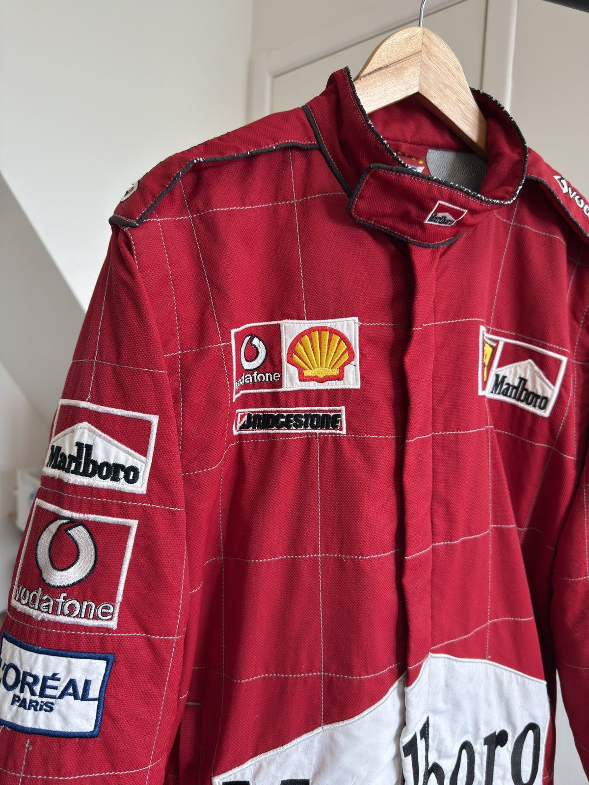 Ferrari Marlboro Ferrari Vintage Michael Schumaher Racing Jacket F1 Size US L / EU 52-54 / 3 - 13 Thumbnail