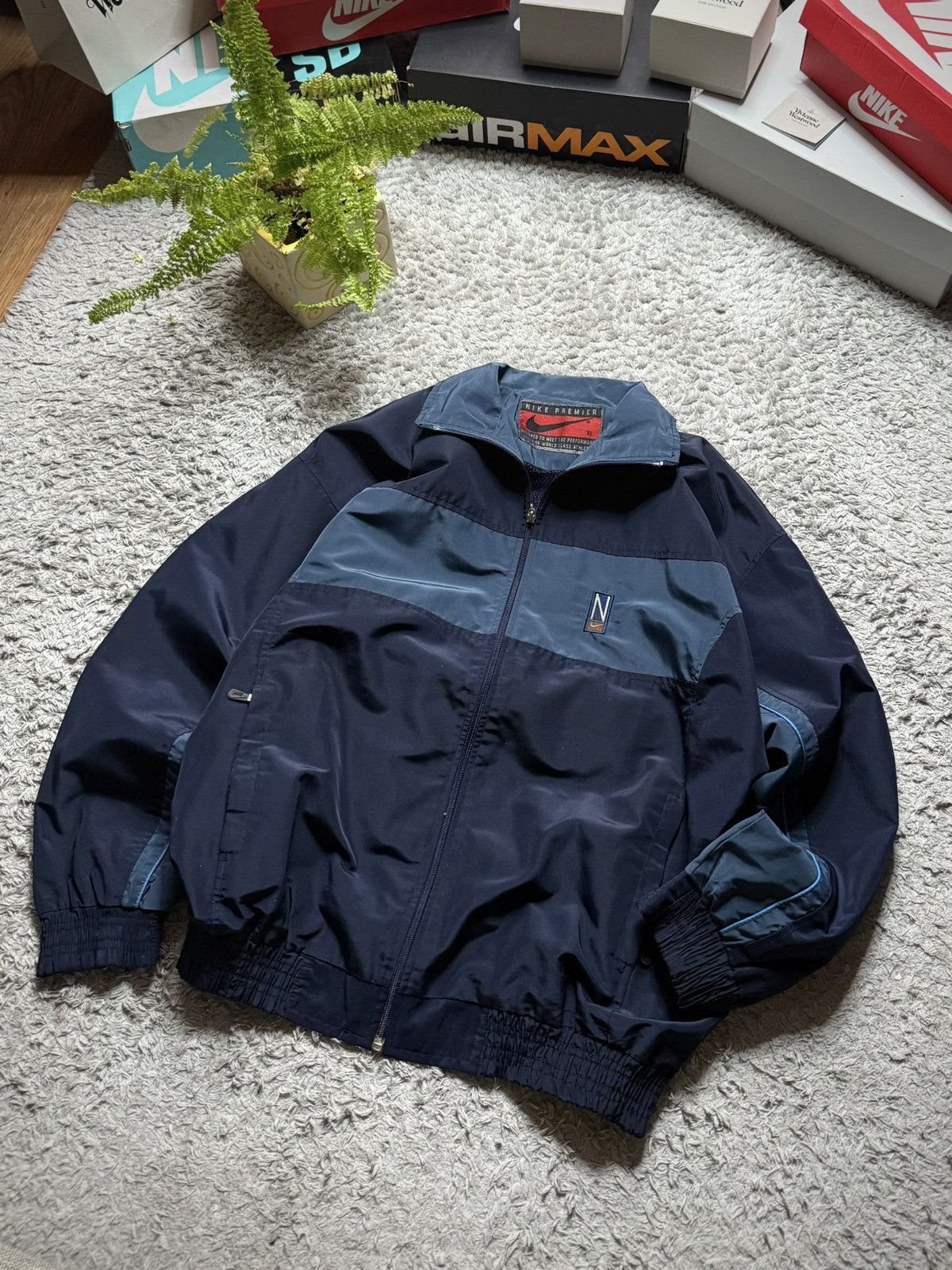 Nike 90s Nike Jacket Retro Big Logo Rare Vintage Swoosh Rap Size US M / EU 48-50 / 2 - 4 Thumbnail