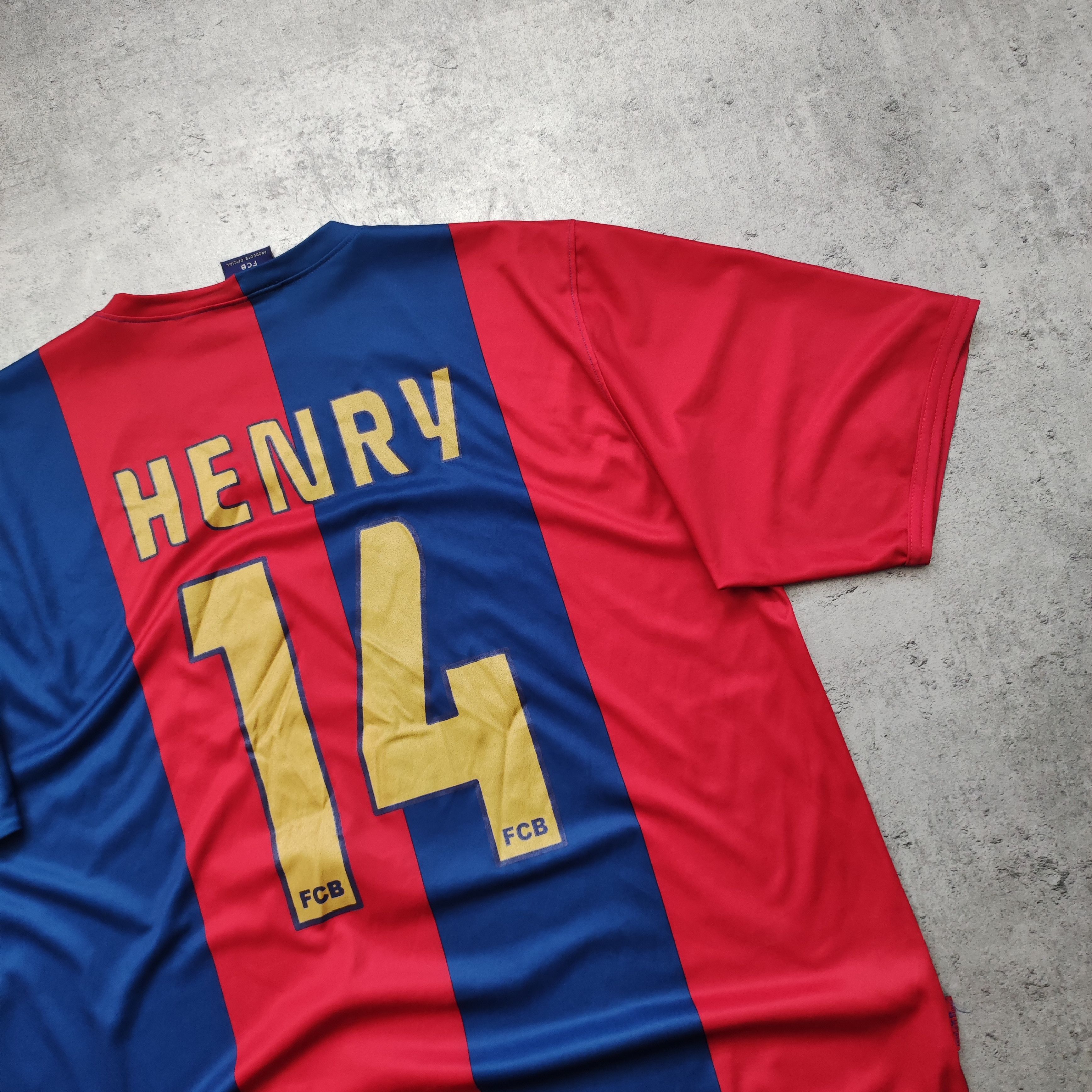 Other Vintage Rare FC Barcelona Rodgers #14 Henry Football Kit Size US XXL / EU 58 / 5 - 12 Thumbnail