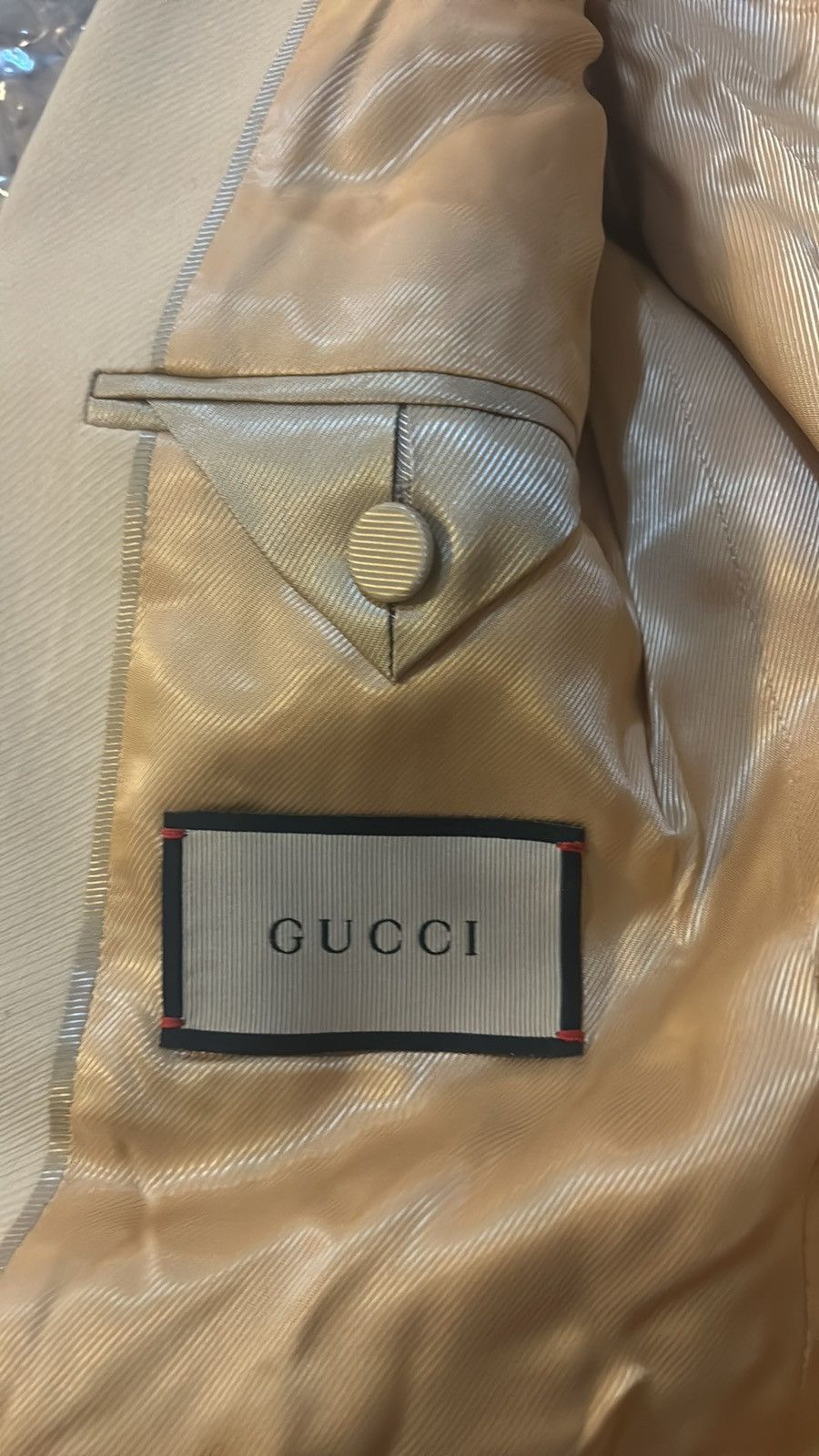 Gucci Gucci Logo Patch Single Breasted Blazer Size IT 44 Size US S / EU 44-46 / 1 - 10 Thumbnail