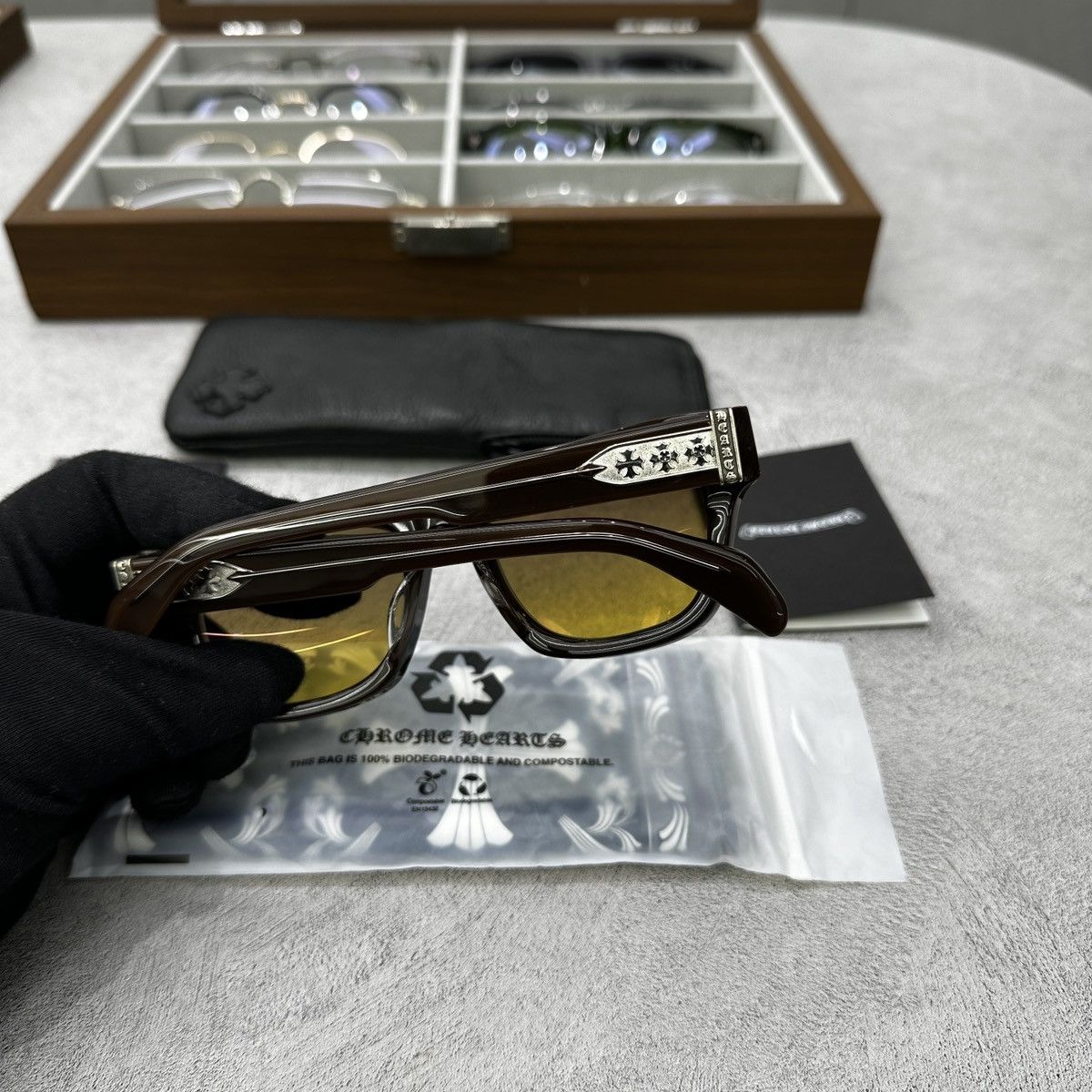 Chrome Hearts CHROME HEARTS DICK FITZENER SUNGLASSES Size ONE SIZE - 4 Thumbnail
