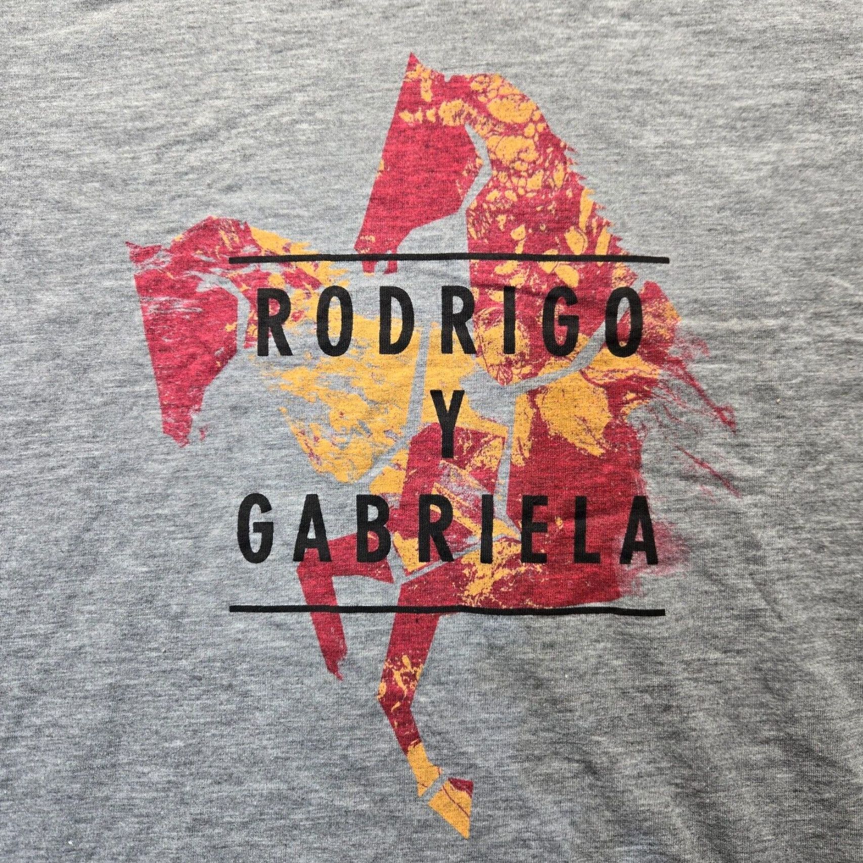 Vintage RODRIGO Y GABRIELA Concert Shirt US 2014 Gray Adult Large T-Shirt Graphic Tee Band Memorabilia Size US L / EU 52-54 / 3 - 2 Thumbnail