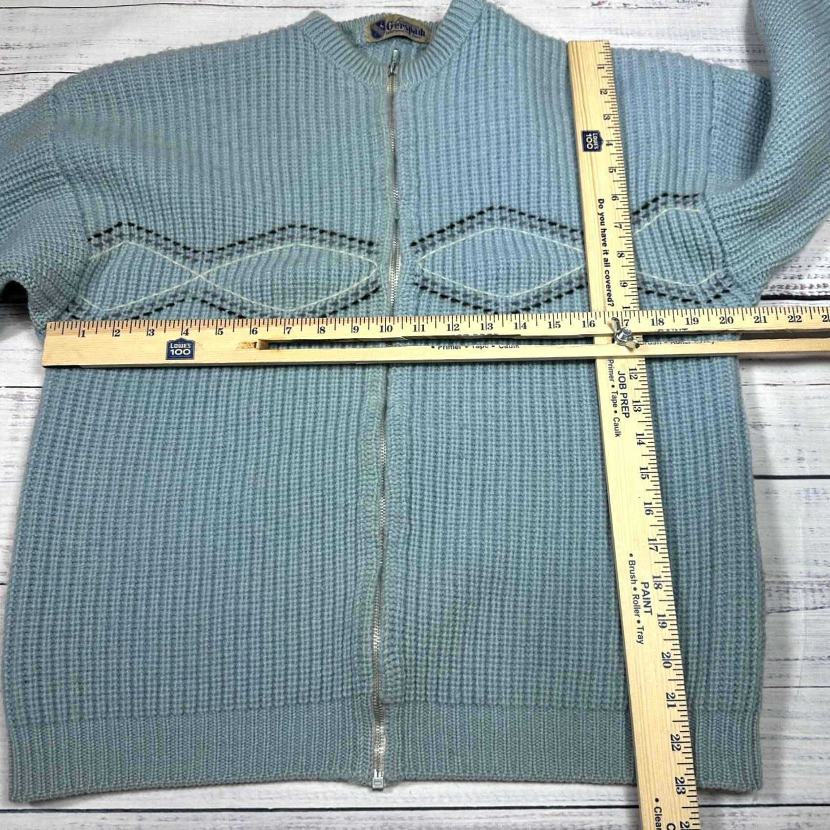 Vintage VINTAGE Gerspaih Womens Cardigan Sweater Sz L Wool Green Long Sleeve Size L / US 10 / IT 46 - 2 Thumbnail