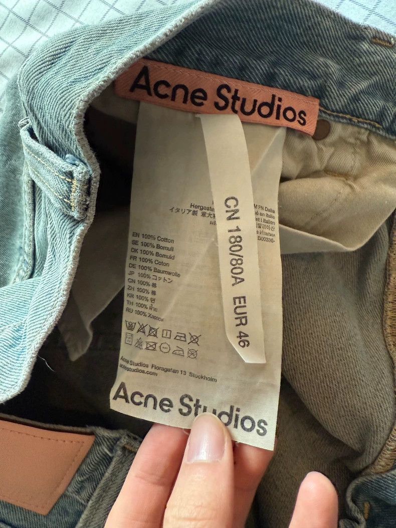 Acne Studios Acne Studios Baggy Denim Pants 2023M SS24-2505 Size US 30 / EU 46 - 4 Thumbnail