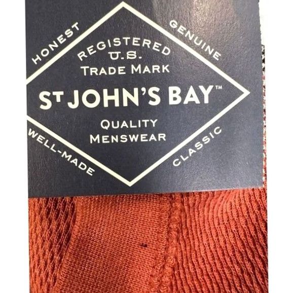 Vintage St. John's Bay Henley Shirt Mens 2XL Orange Long Sleeve Cotton Breathable Regular Size US XXL / EU 58 / 5 - 7 Thumbnail