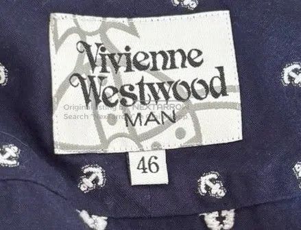 Vivienne Westwood Vivienne Westwood Blue-gray shirt with a anchor design, in Size M / US 6-8 / IT 42-44 - 5 Thumbnail