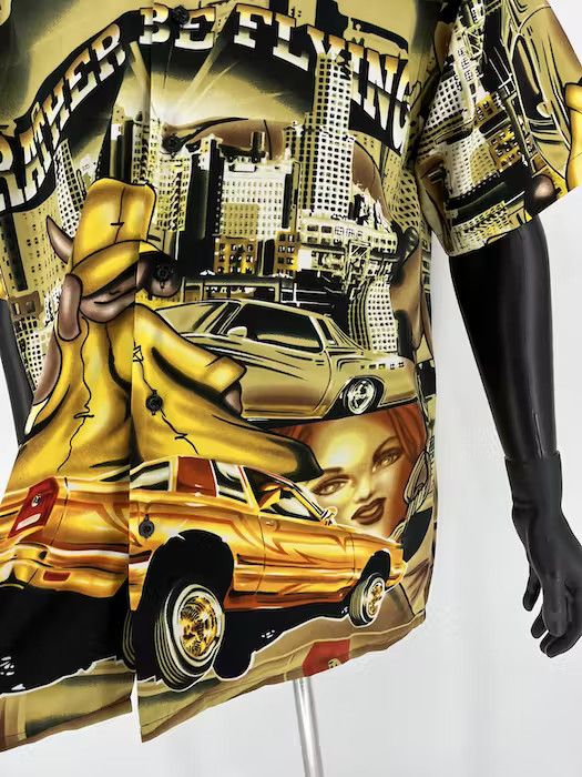 Vintage Hawaiian Shirt Japanese Style Shirt Travis Scott Style Size US XL / EU 56 / 4 - 4 Thumbnail