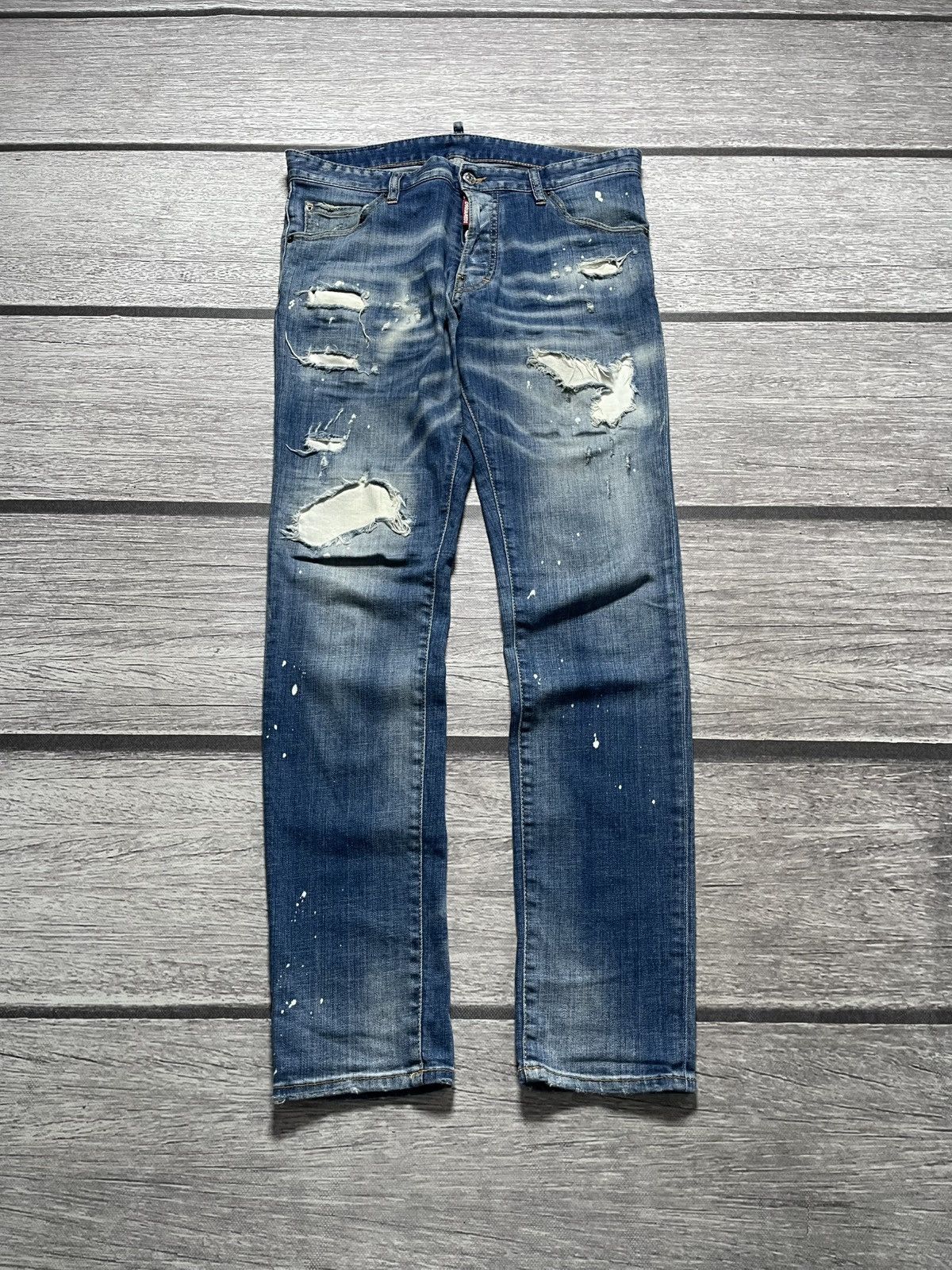 Dsquared2 Distressed Slim Jeans