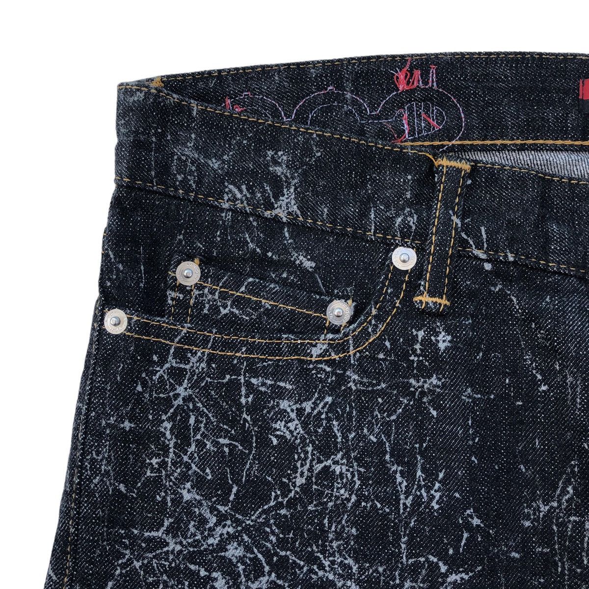 Swagger Swagger Selvedge Abstract Art Jeans Size US 30 / EU 46 - 10 Thumbnail
