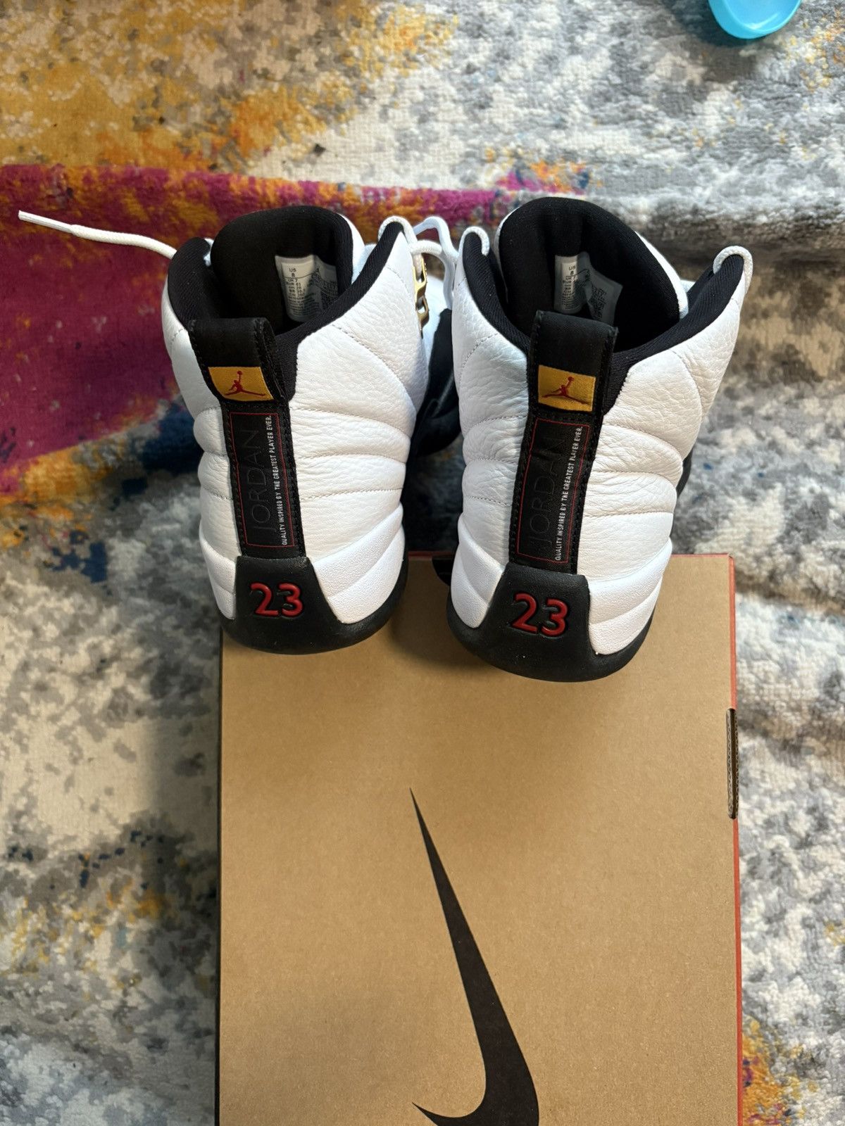 Jordan Brand Air Jordan Retro 12 Taxi size 8 Size US 8 / EU 41 - 4 Thumbnail