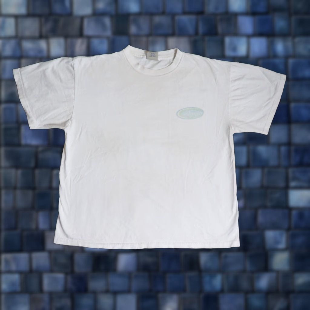 Vintage VTG 90s Y2k Planet F1 Formula One Racing Championship White Tee T-Shirt L Mens Short Sleeve Graphic Cotton 2000s Size US L / EU 52-54 / 3 - 1 Thumbnail