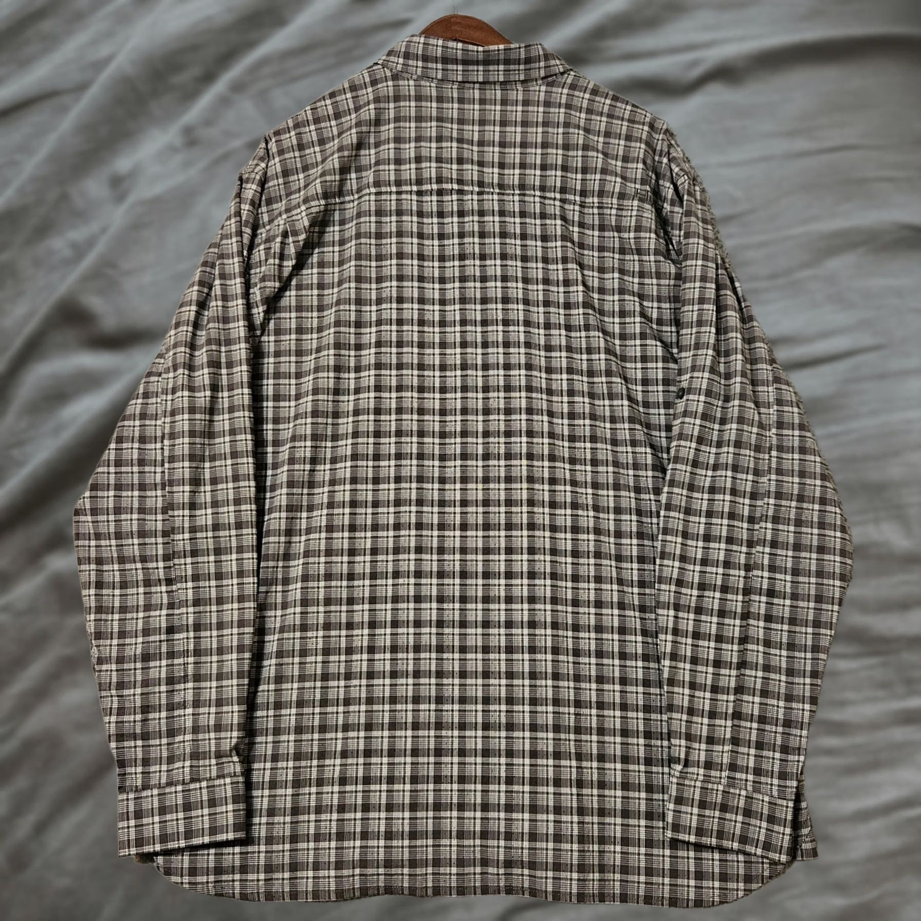 Vintage Huk Mens Iron Brown Lightweight Vented Performance LS Fishing Shirt XL Brown Plaid Long Sleeve Mens XL Size US XL / EU 56 / 4 - 1 Thumbnail