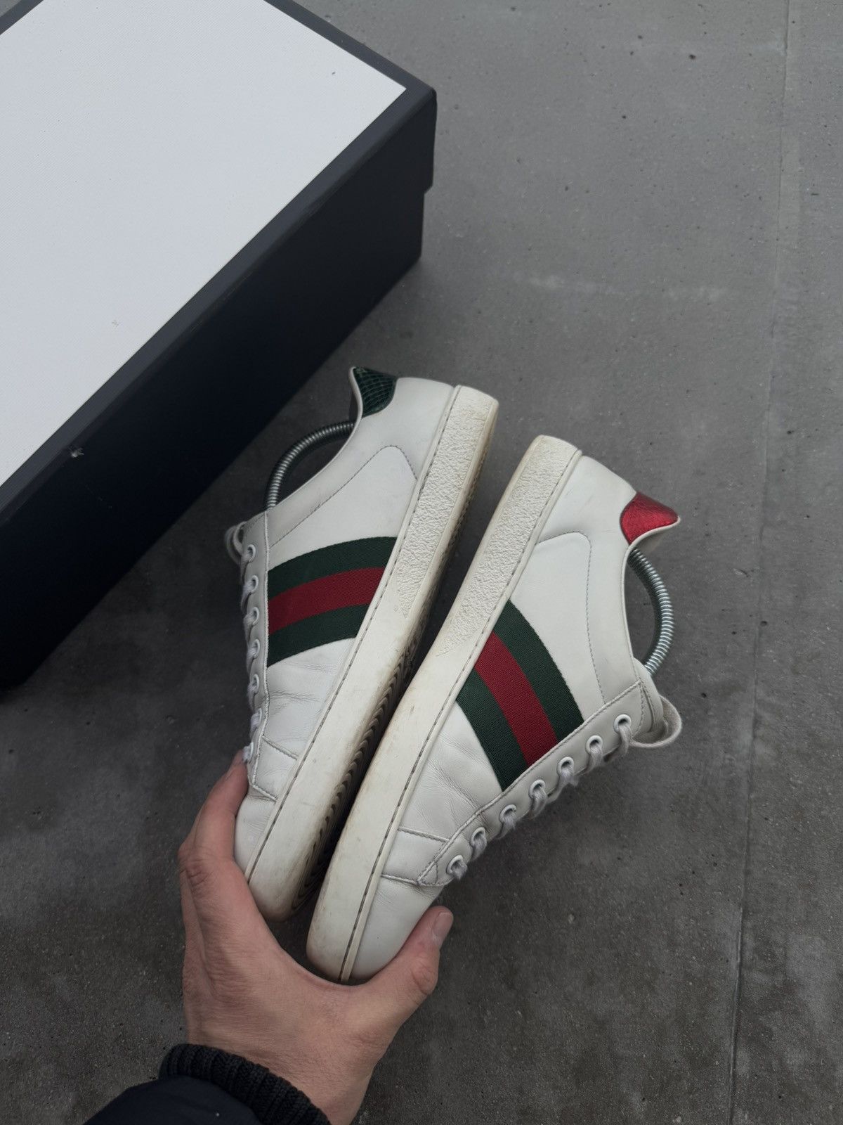 Designer × Gucci Gucci Ace Snake Sneakers Size US 10 / EU 43 - 4 Thumbnail