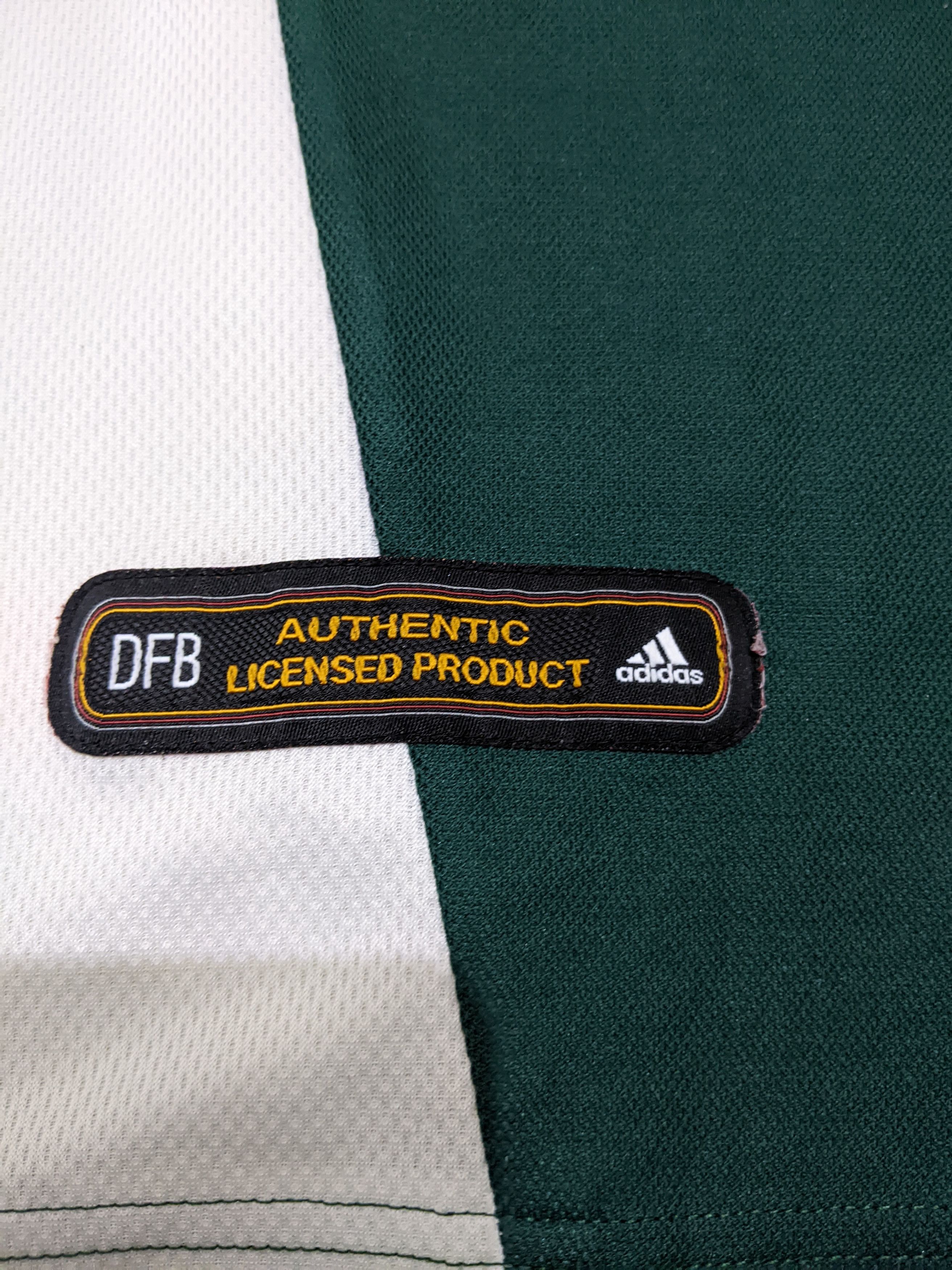 Adidas Germany away 2000 euro cup Scholl Jersey football shirt Size US XL / EU 56 / 4 - 13 Thumbnail