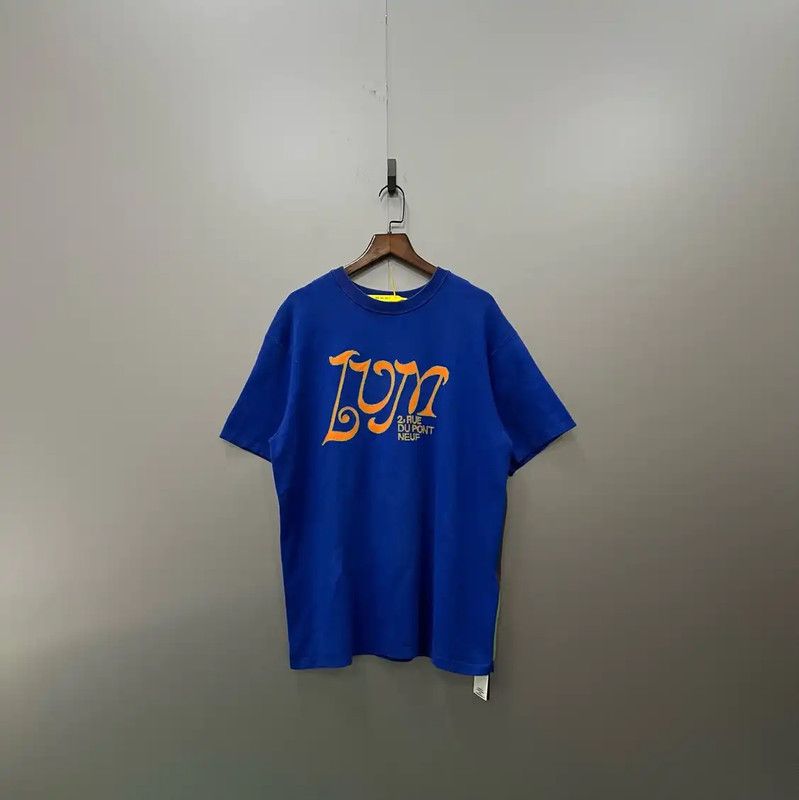 Louis Vuitton Louis Vuitton Summer Blue Cotton Men’s T-Shirt 0089 Size US M / EU 48-50 / 2 - 1 Thumbnail