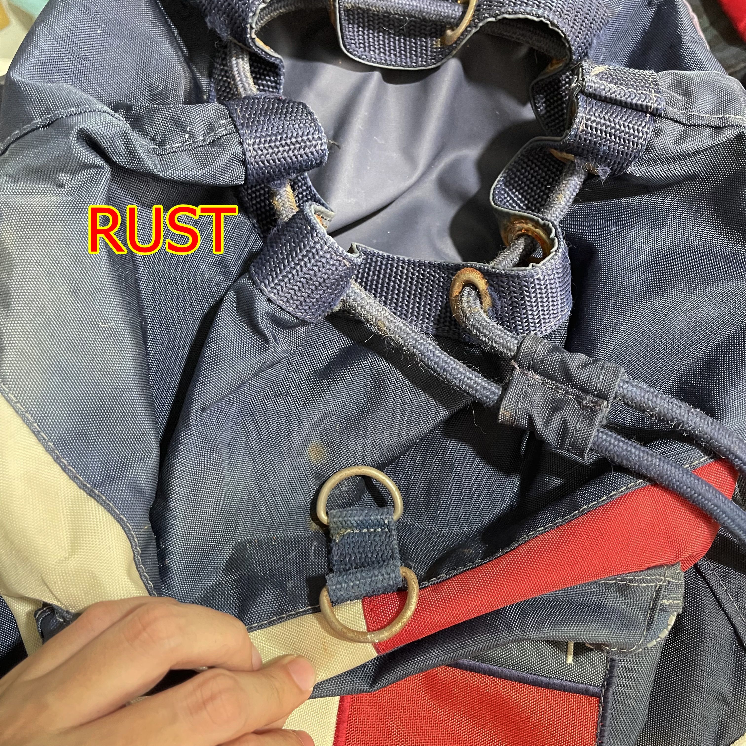 Tommy Hilfiger Vintage 90s Tommy Hilfiger Backpack Size ONE SIZE - 16 Thumbnail