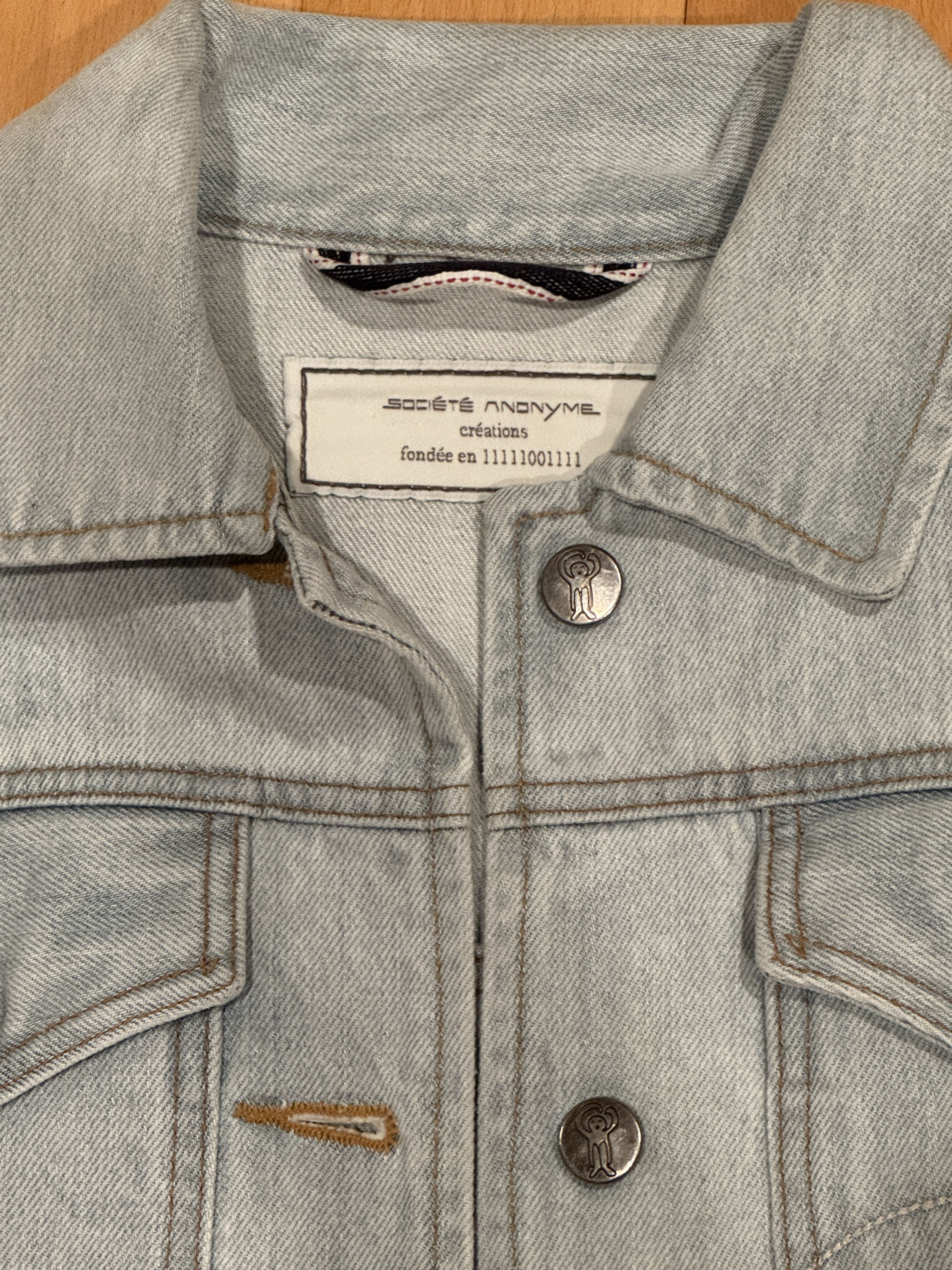 Société Anonyme Mod. MONTPARNASSE Denim 100% Cotton Jacket