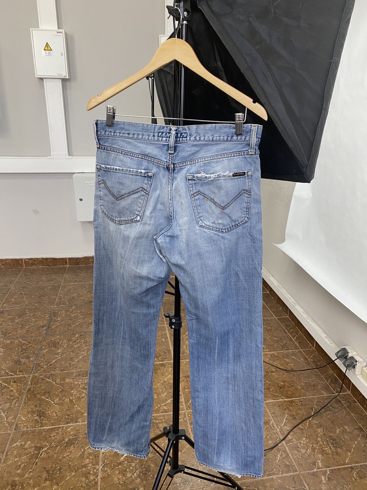 Energie 🇯🇵 Vintage 90s Energie Distressed Japanese Style Y2K Jeans Size US 32 / EU 48 - 1 Thumbnail