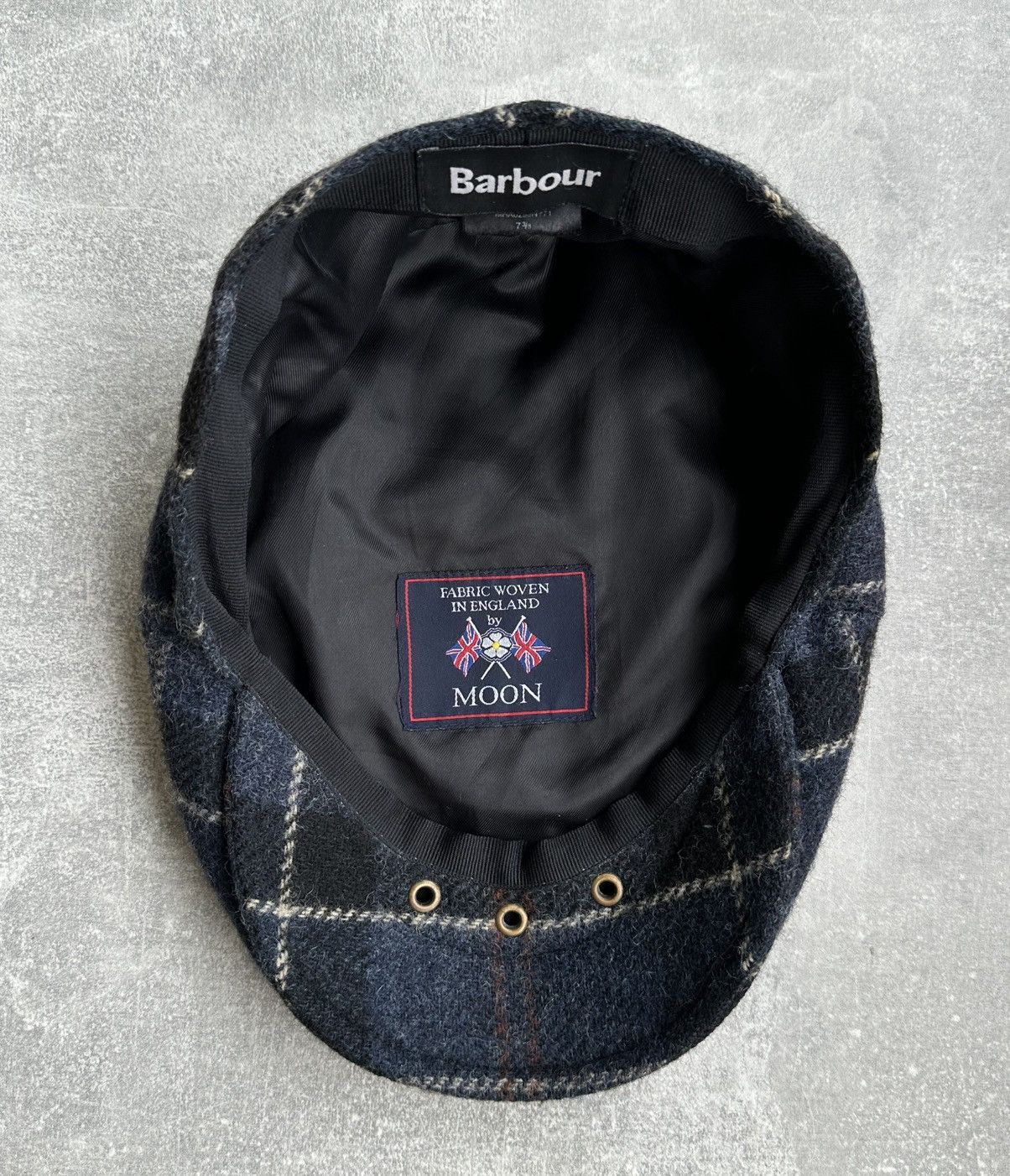 Barbour Barbour Moon Tweed Wool Check Flat Cap Hat Size L-XL Size ONE SIZE - 6 Thumbnail