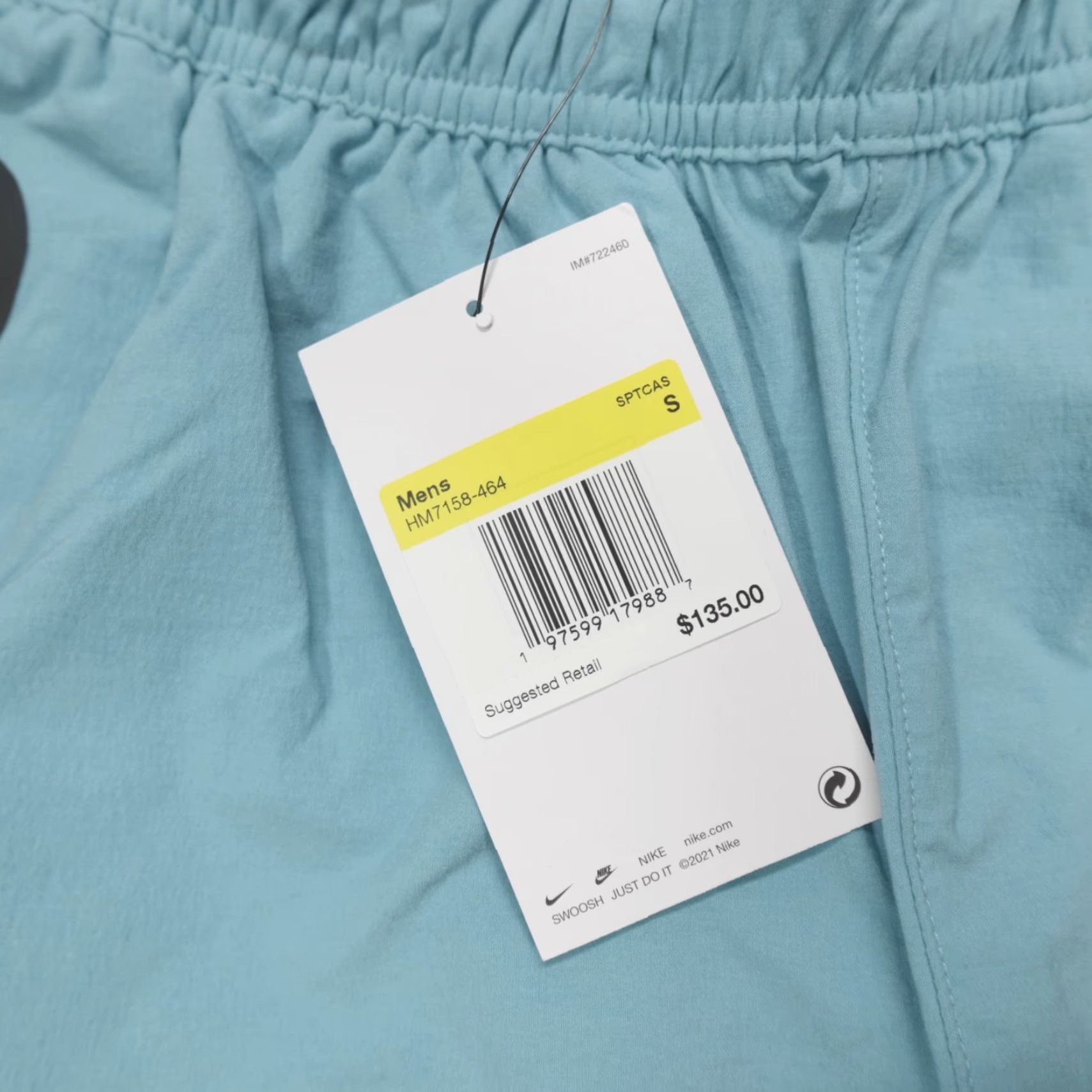 Nike Nike Tech Woven Stretch Oversized Baggy Pants Men's S Blue Green Size US 29 - 3 Thumbnail