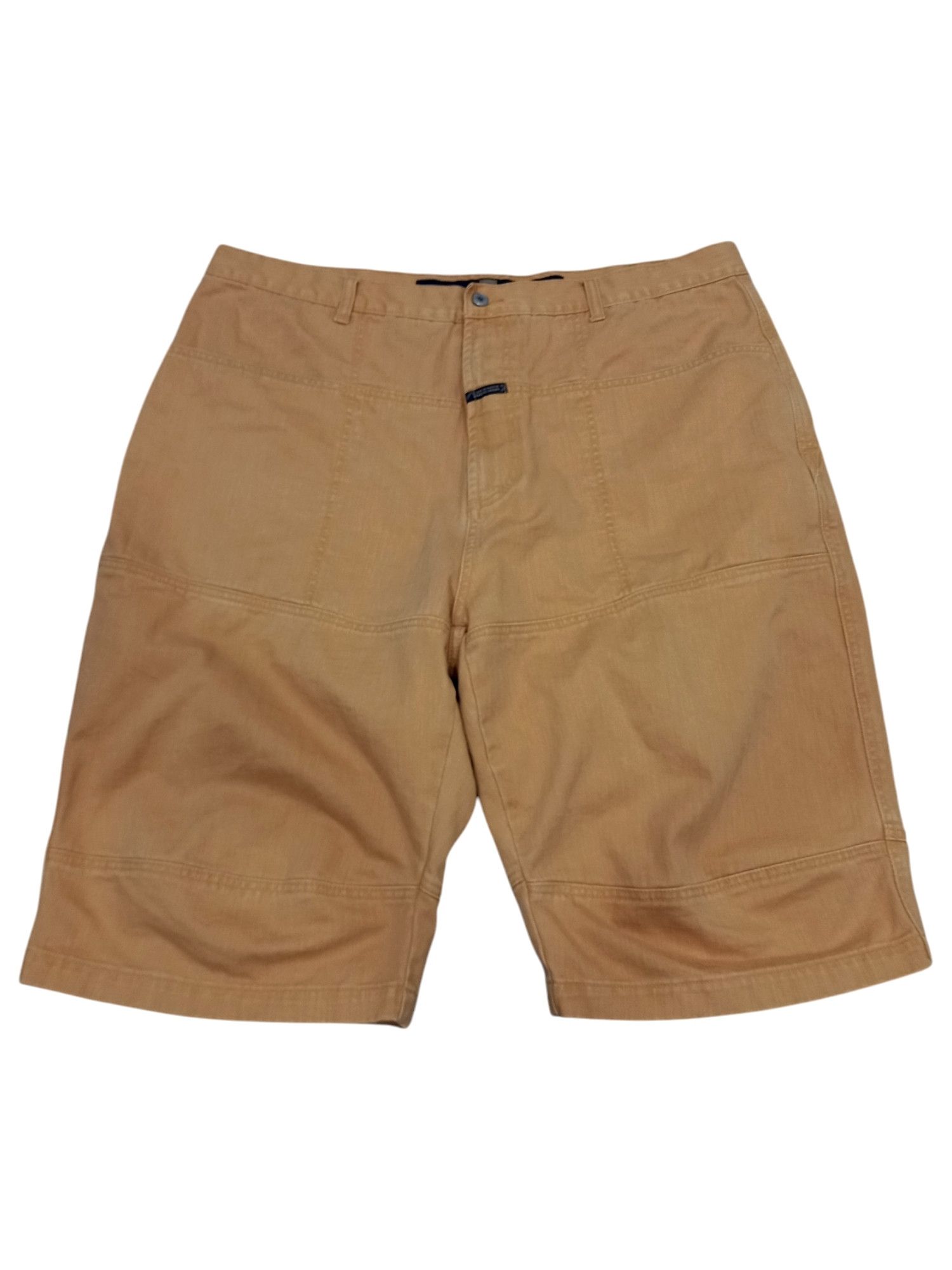 Designer × Marithe + Francois Girbaud Rare! Le Jean De Marithe Francois Girbaud Camel Shorts Size US 42 / EU 58 - 1 Thumbnail