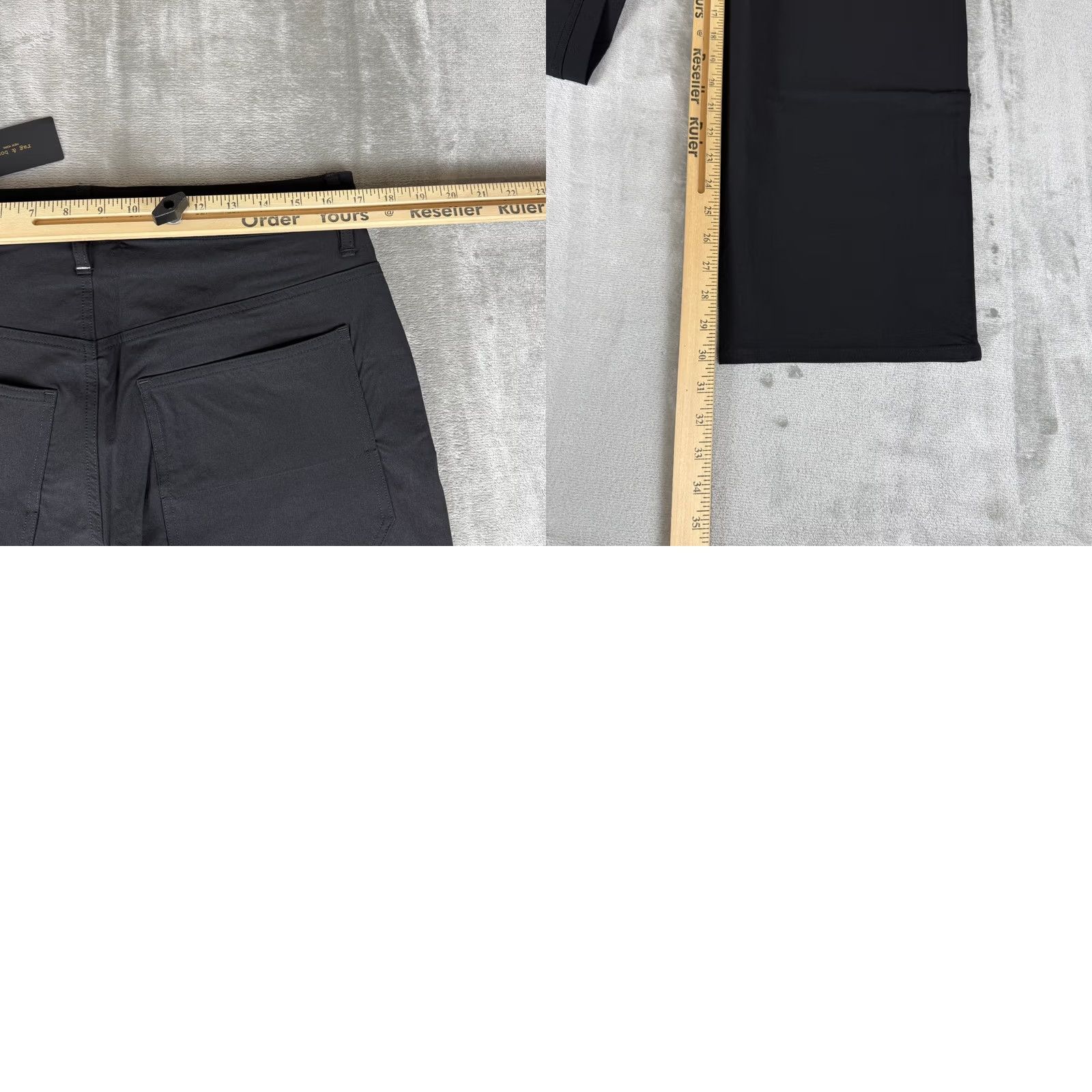 Rag & Bone rag & bone Pants Mens 32x30 Black Baggy Nylon Carpenter Wide-Leg New NWT Size US 32 / EU 48 - 8 Thumbnail