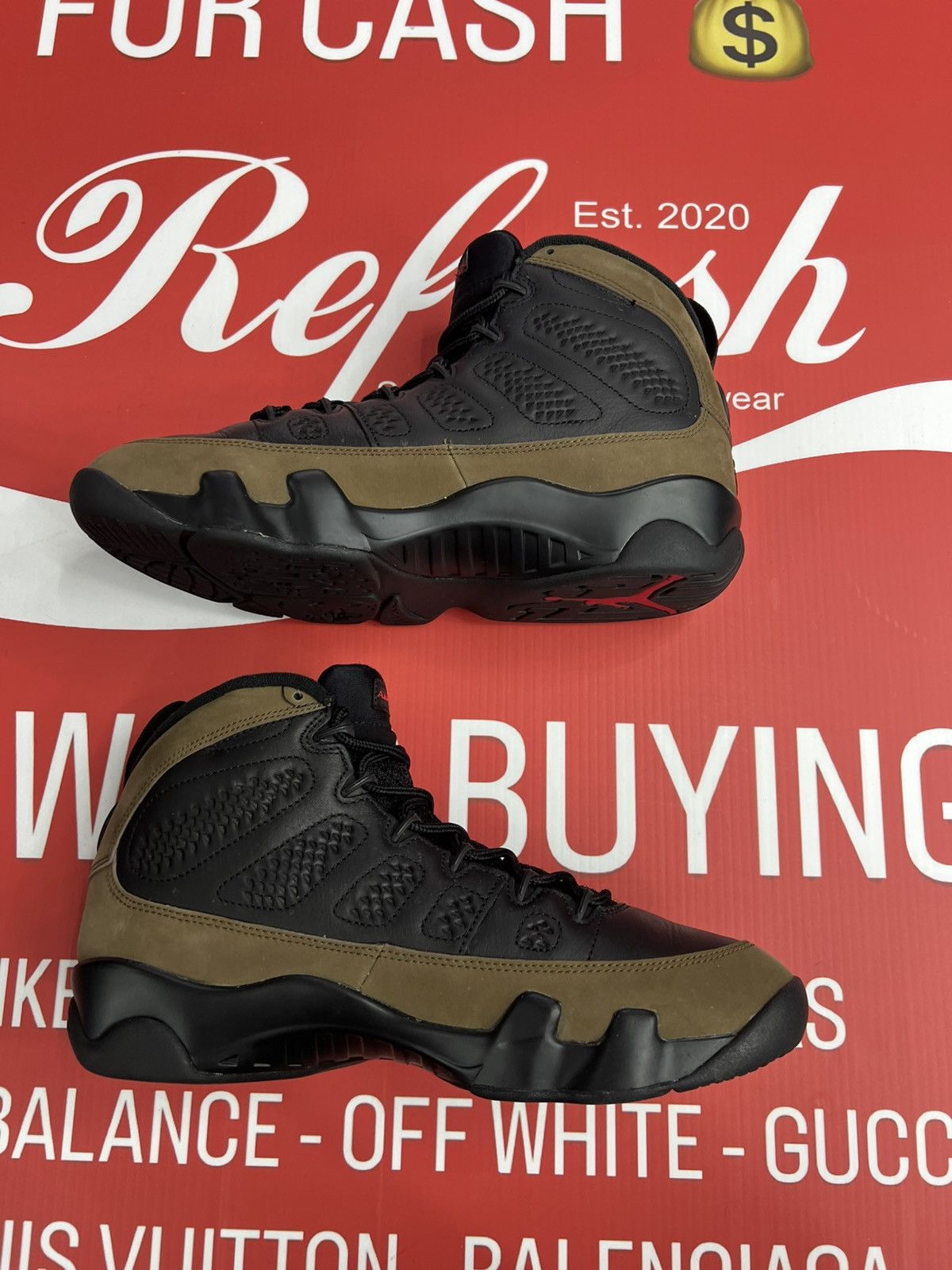 Jordan Brand Air Jordan 9 Olive Size 9.5 Size US 9.5 / EU 42-43 - 3 Thumbnail