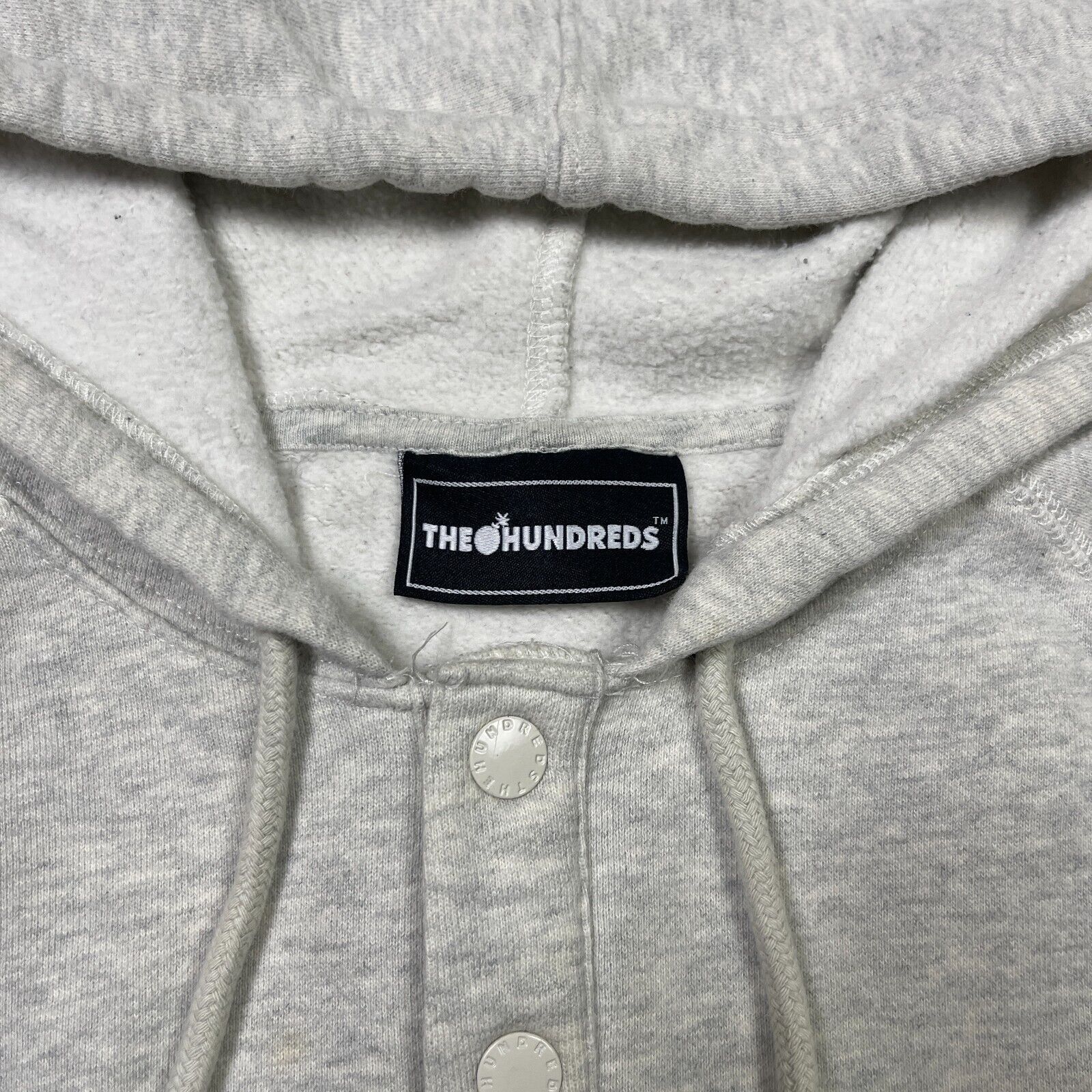 The Hundreds the hundreds 1/4 button hoodie sweater pullover gray red 80 Size US L / EU 52-54 / 3 - 5 Thumbnail