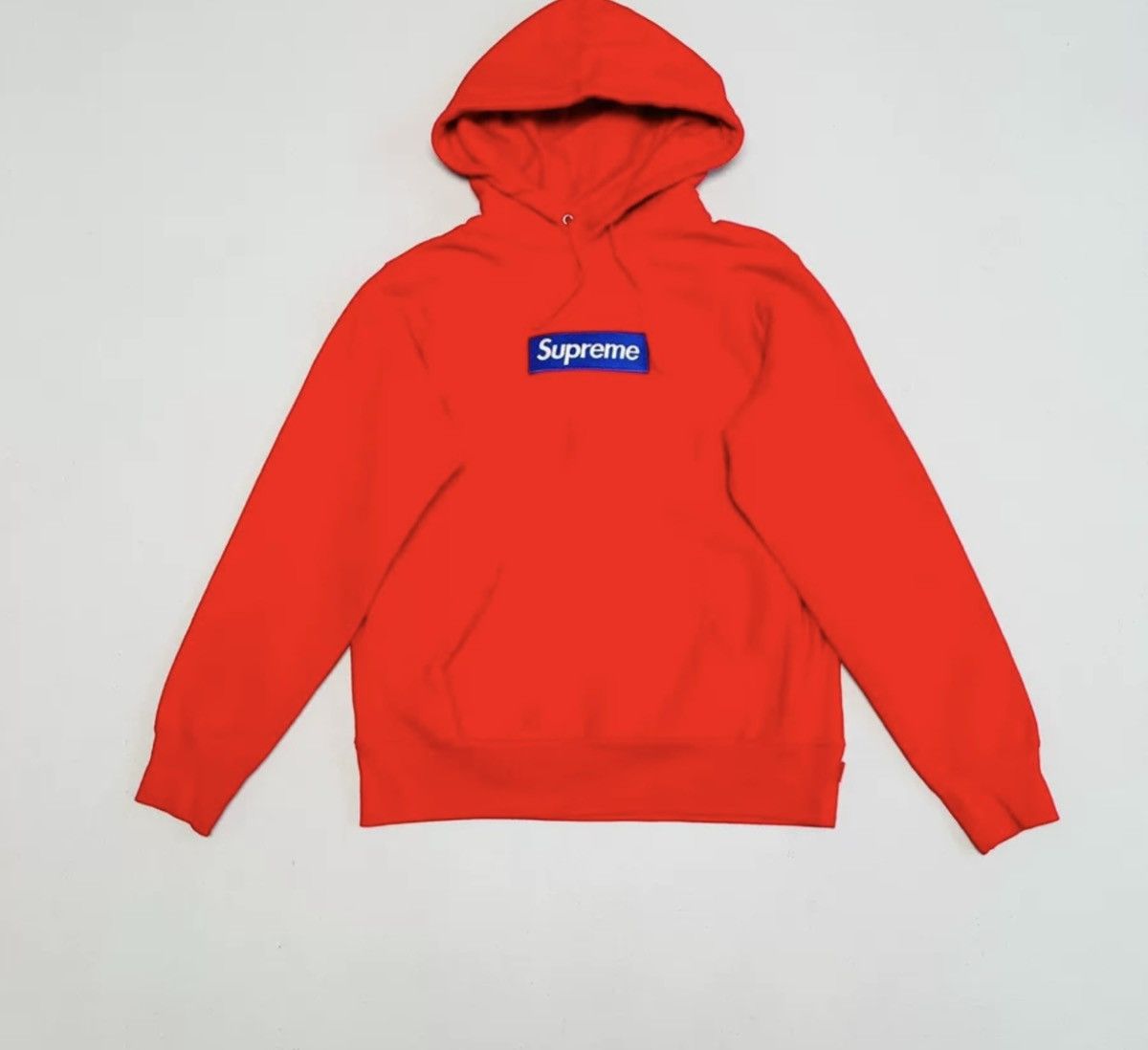 Supreme Supreme fw17 purple on red box logo hooded hoodie Size US S / EU 44-46 / 1 - 1 Thumbnail