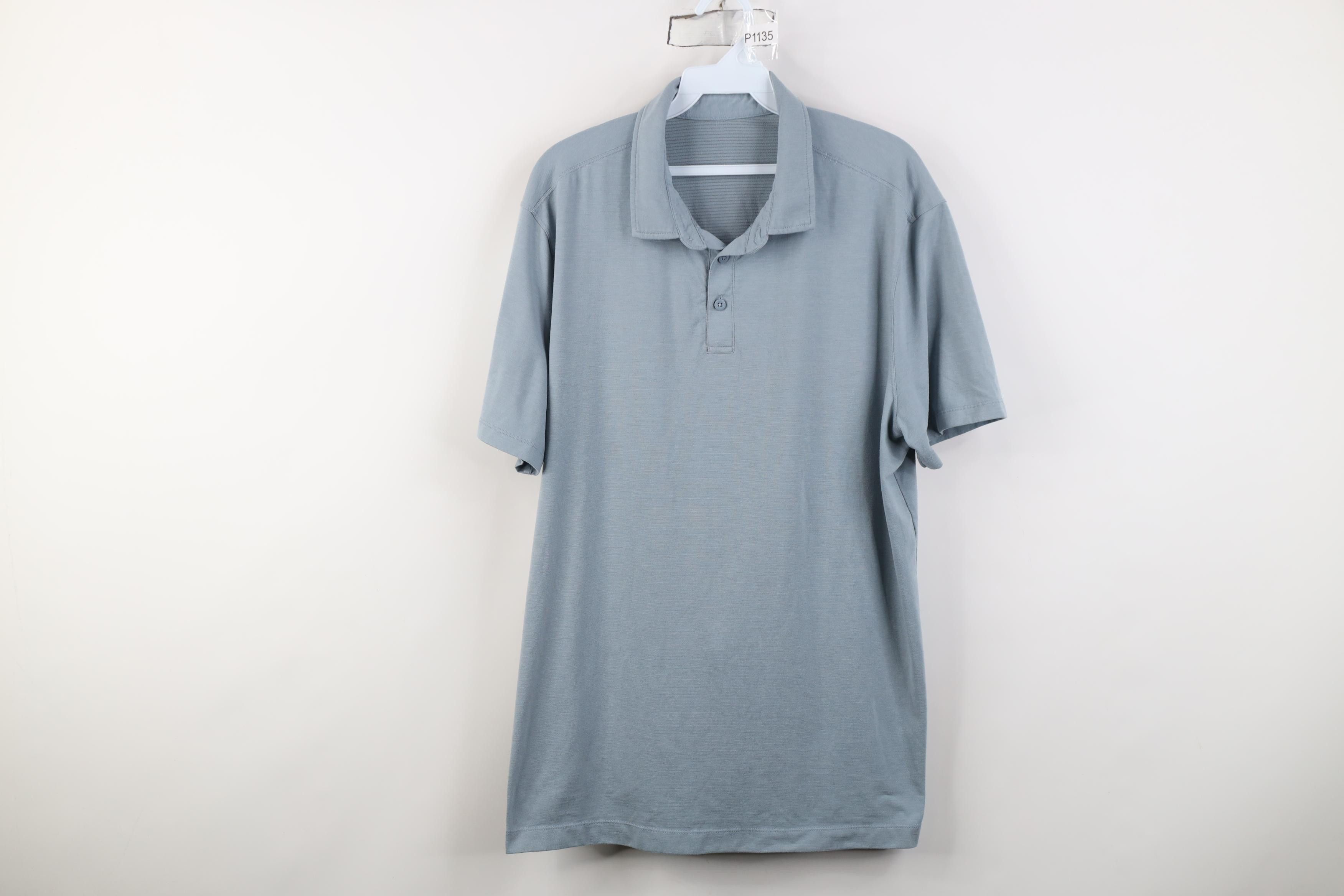 Lululemon Lululemon Evolution Short Sleeve Collared Golf Polo Shirt Size US L / EU 52-54 / 3 - 1 Thumbnail