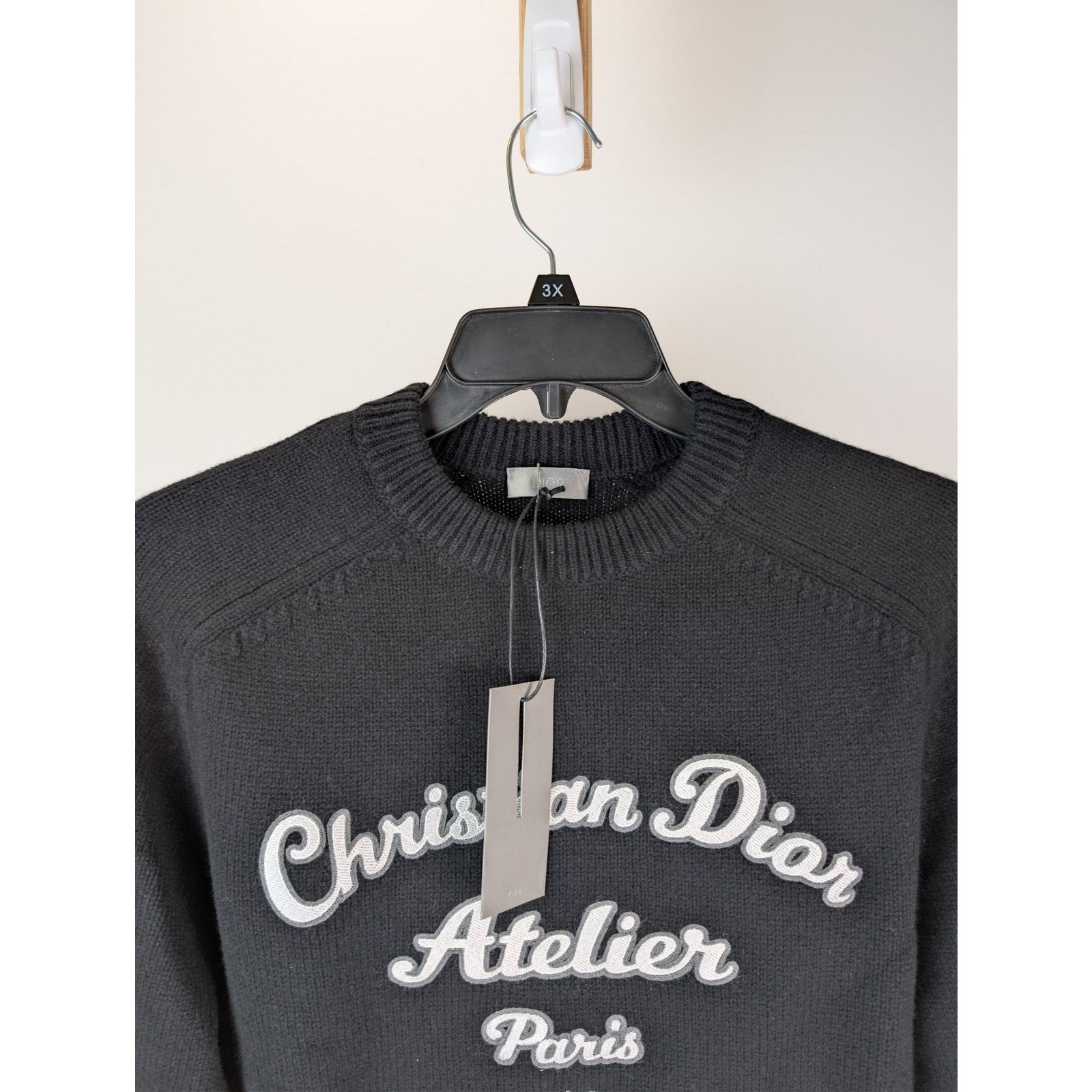 Dior o1rshd1 Atelier Paris Avenue Montaigne sweater Knitwear Size US L / EU 52-54 / 3 - 7 Thumbnail