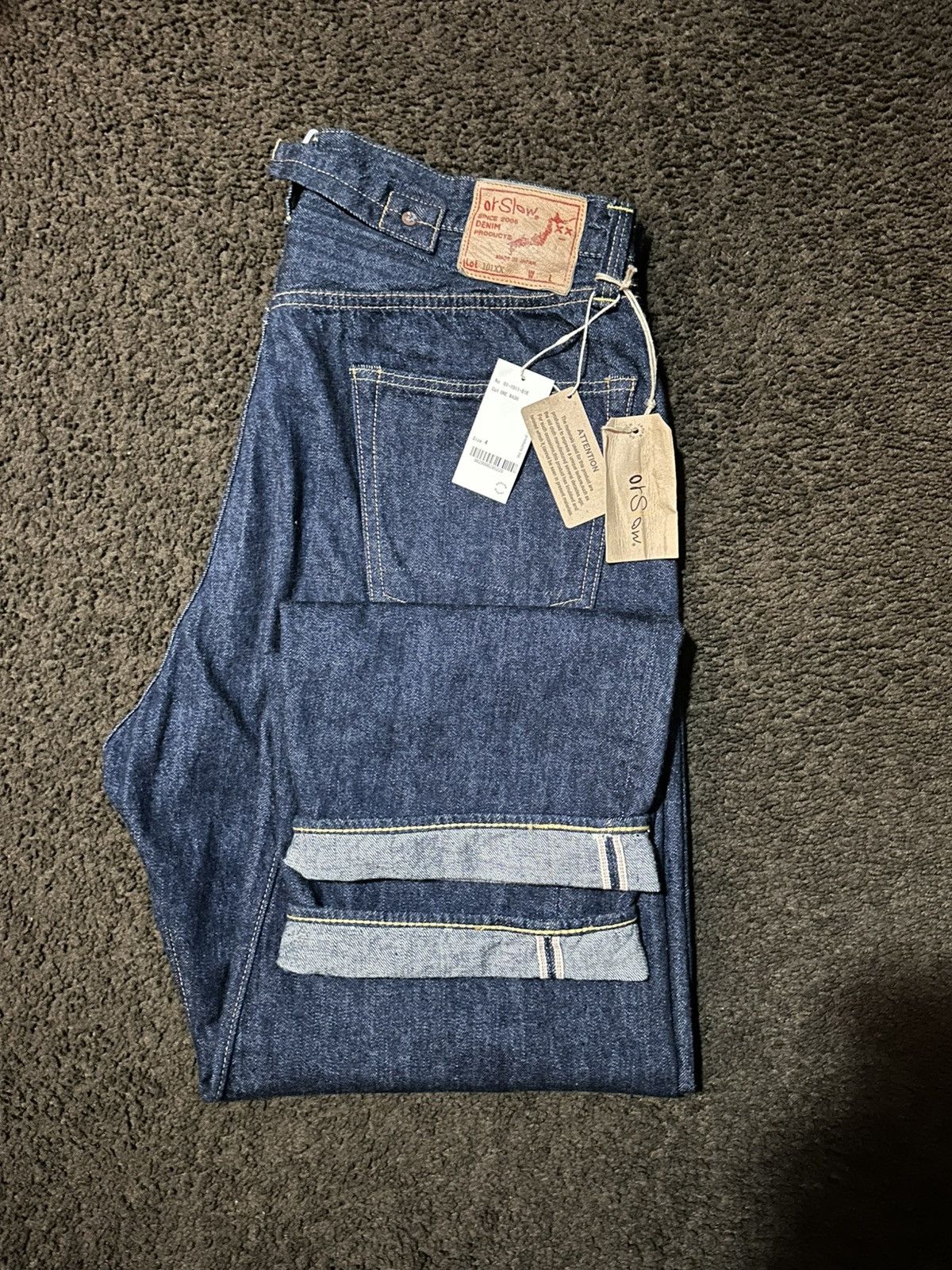 Orslow OrSlow GRAND DAD'S DENIM ONE WASH Size US 35 - 1 Thumbnail