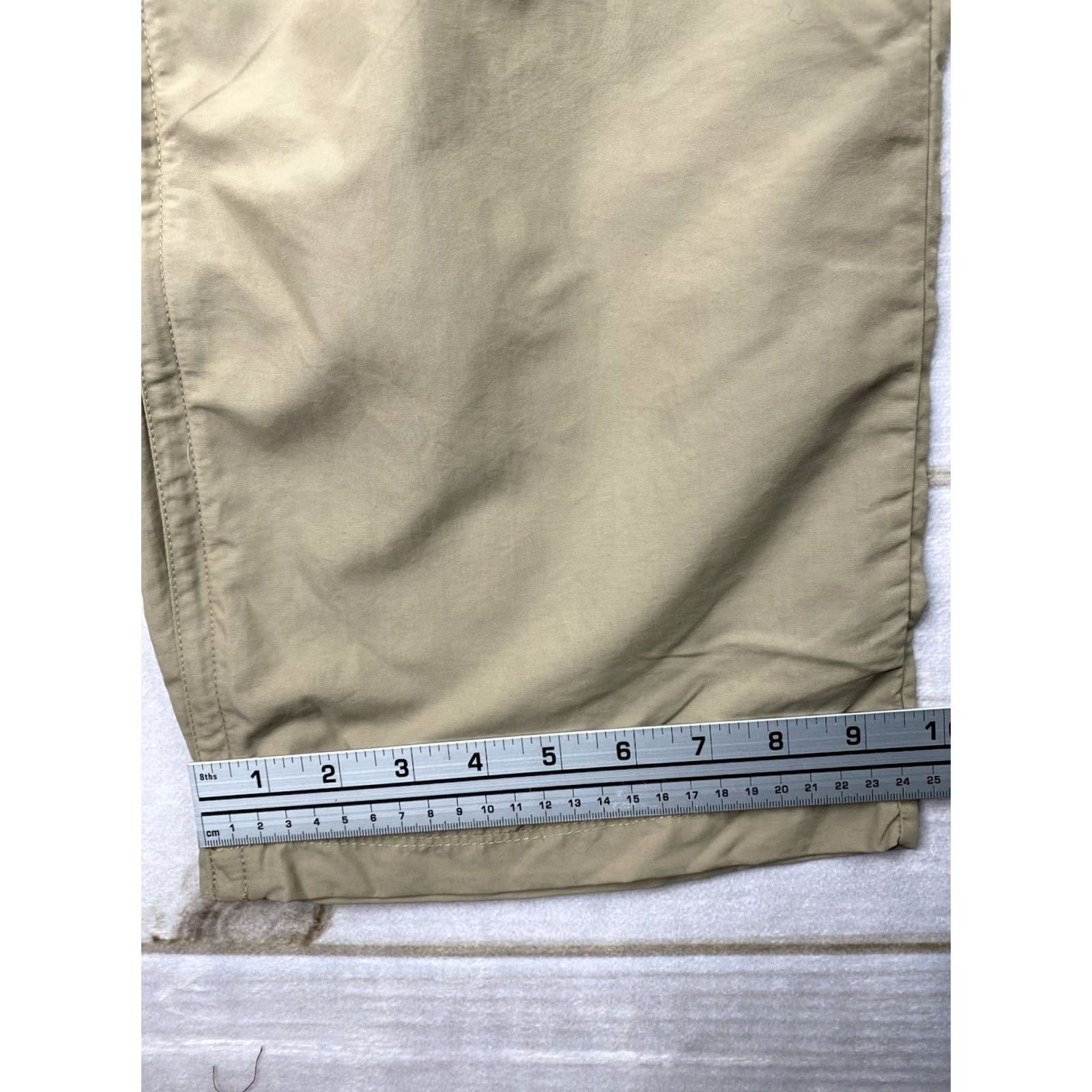 Vintage REI Womens Convertible Cargo Pants 16 Tall Nylon Khaki Zip Off Leg UPF 50+ Beige Hiking Mens Womens Girls Boys (adjusted within rules? No new info) Size 38" / US 16 / IT 52 - 7 Thumbnail