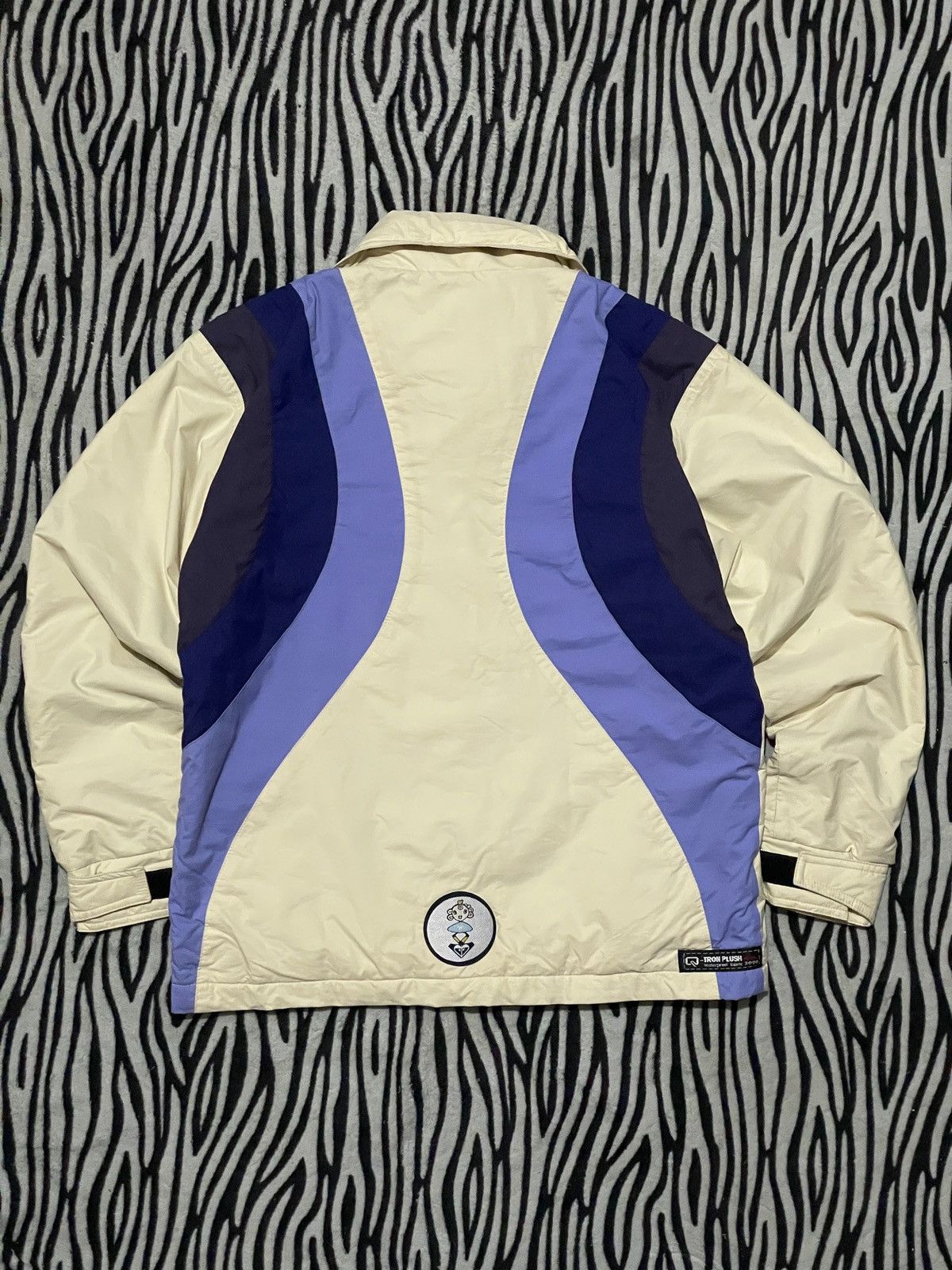 Quiksilver × Vintage Vintage Quiksilver Mens Snow Beige Jacket Grey Q-Tron Plush Size US XL / EU 56 / 4 - 12 Thumbnail