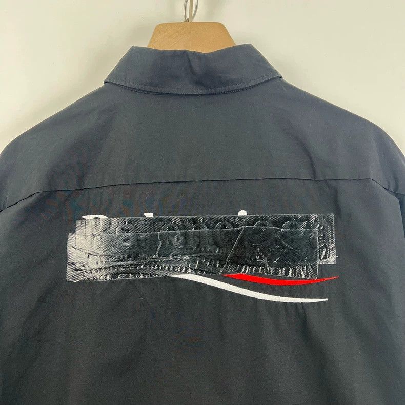 Balenciaga Balenciaga size 38 Coke embroidery vinyl covered shirt Size S / US 4 / IT 40 - 7 Thumbnail