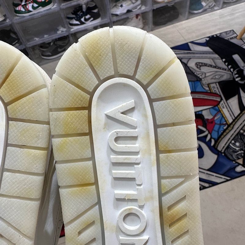 Louis Vuitton Louis Vuitton White Cement Low-Top Sneakers -2508 Size US 10.5 / EU 43-44 - 8 Thumbnail