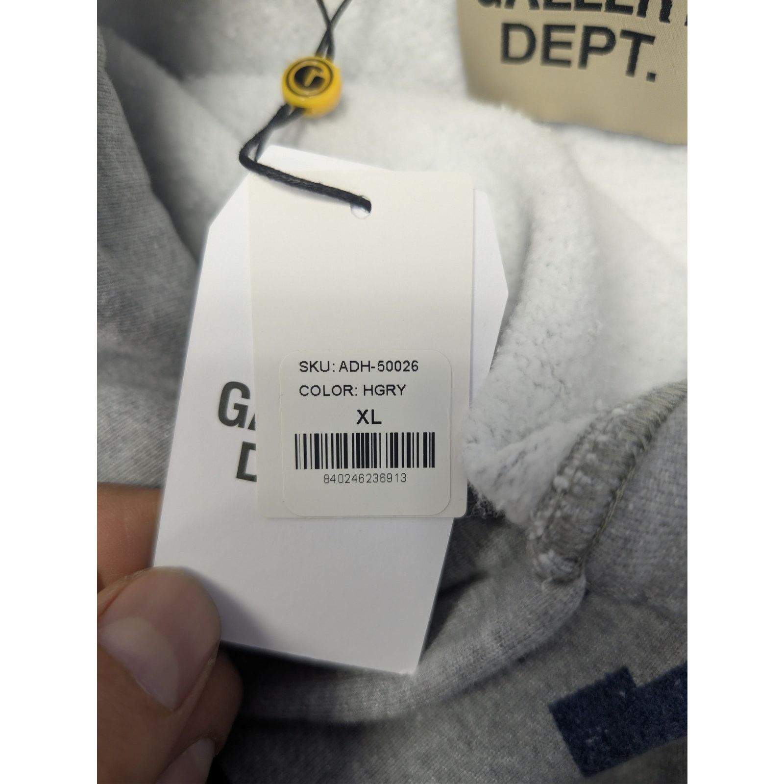 Gallery Dept. o1rshd1 Art Dept Hoodie in Heather Grey Size US S / EU 44-46 / 1 - 21 Thumbnail