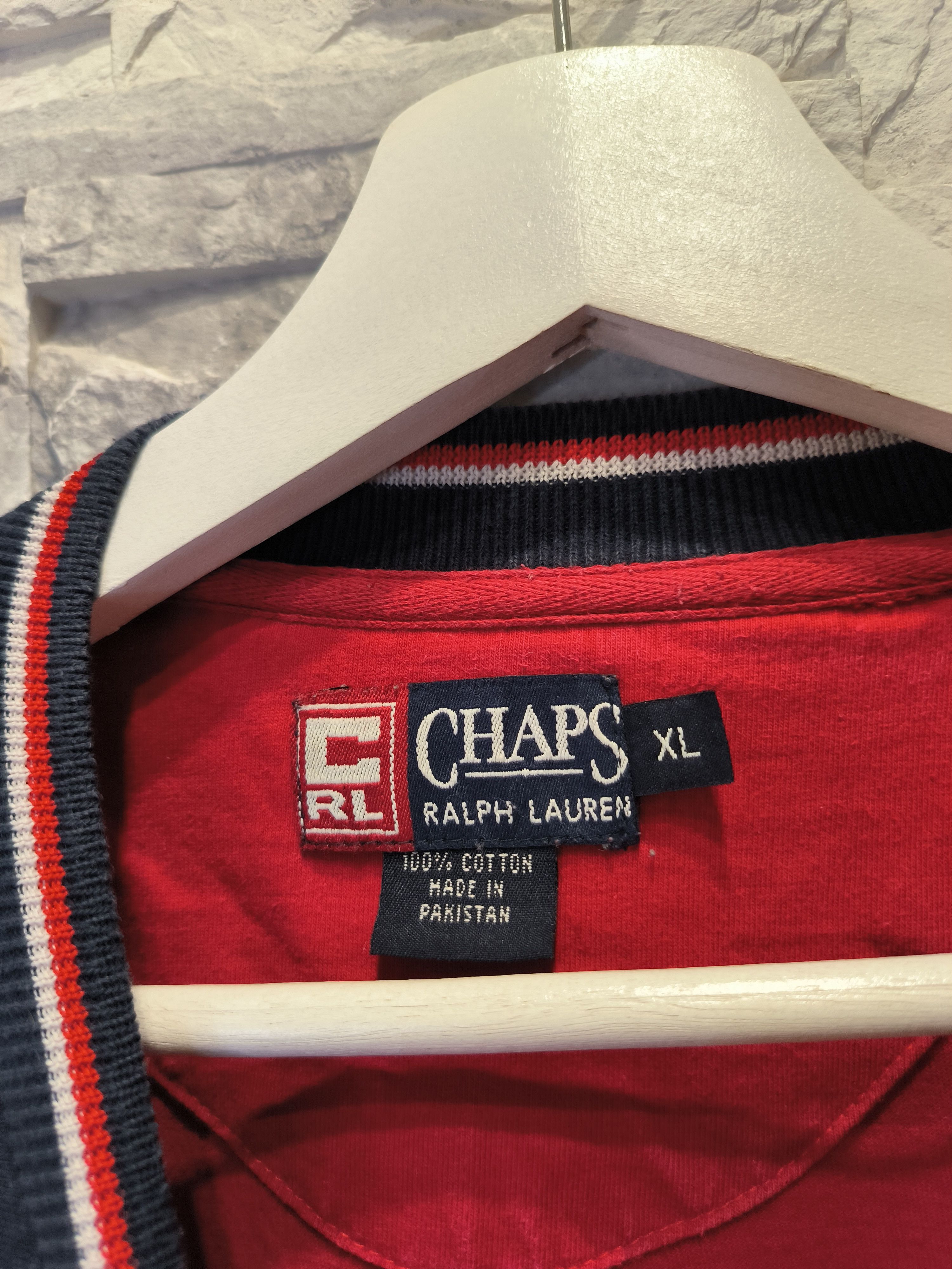 Chaps Ralph Lauren × Vintage Vintage Chaps Ralph Lauren Logo 90s T-Shirt Tee Size US XL / EU 56 / 4 - 4 Thumbnail