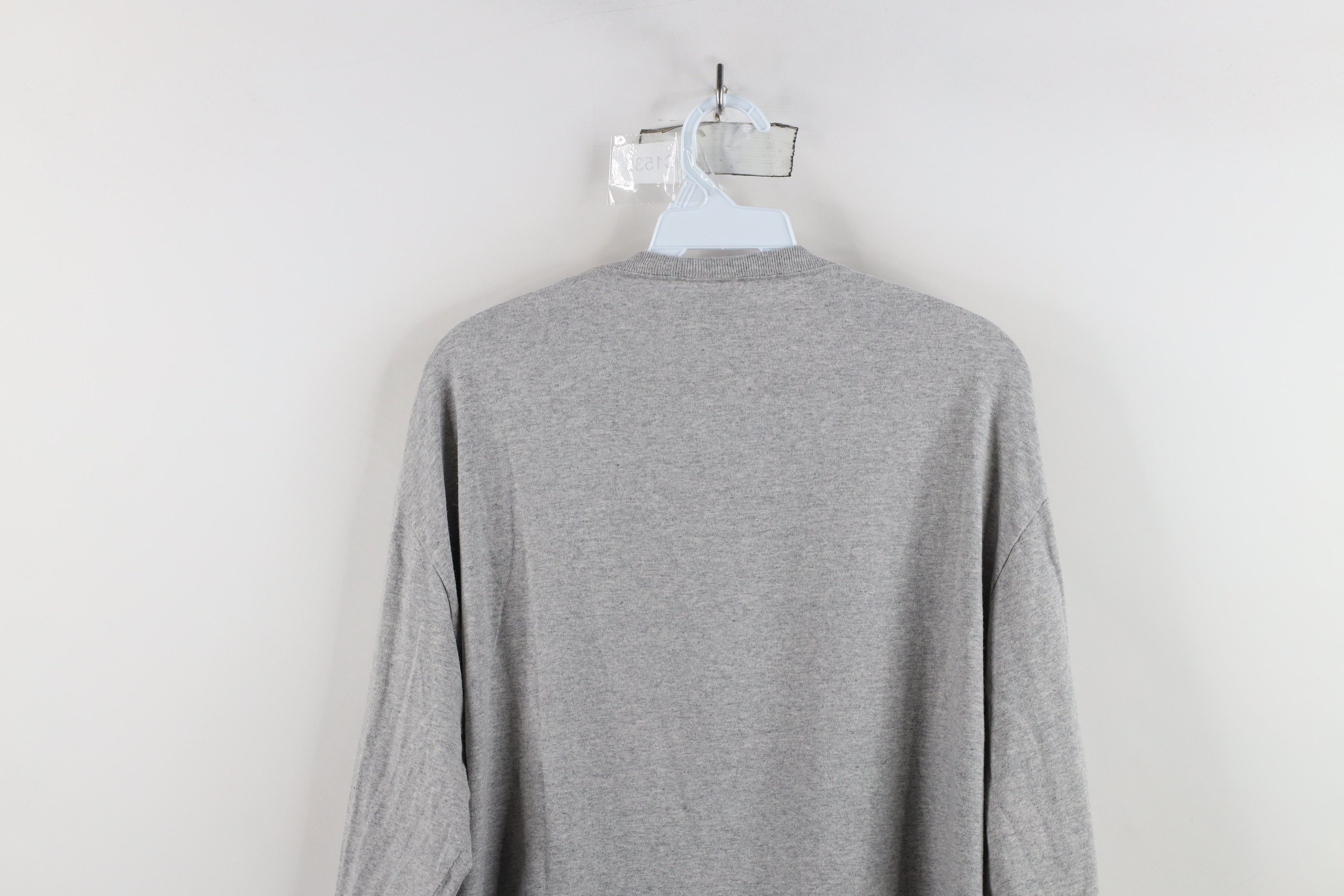 Tommy Hilfiger × Vintage Vintage 90s Tommy Hilfiger Spell Long Sleeve T-Shirt Gray Size US L / EU 52-54 / 3 - 12 Thumbnail