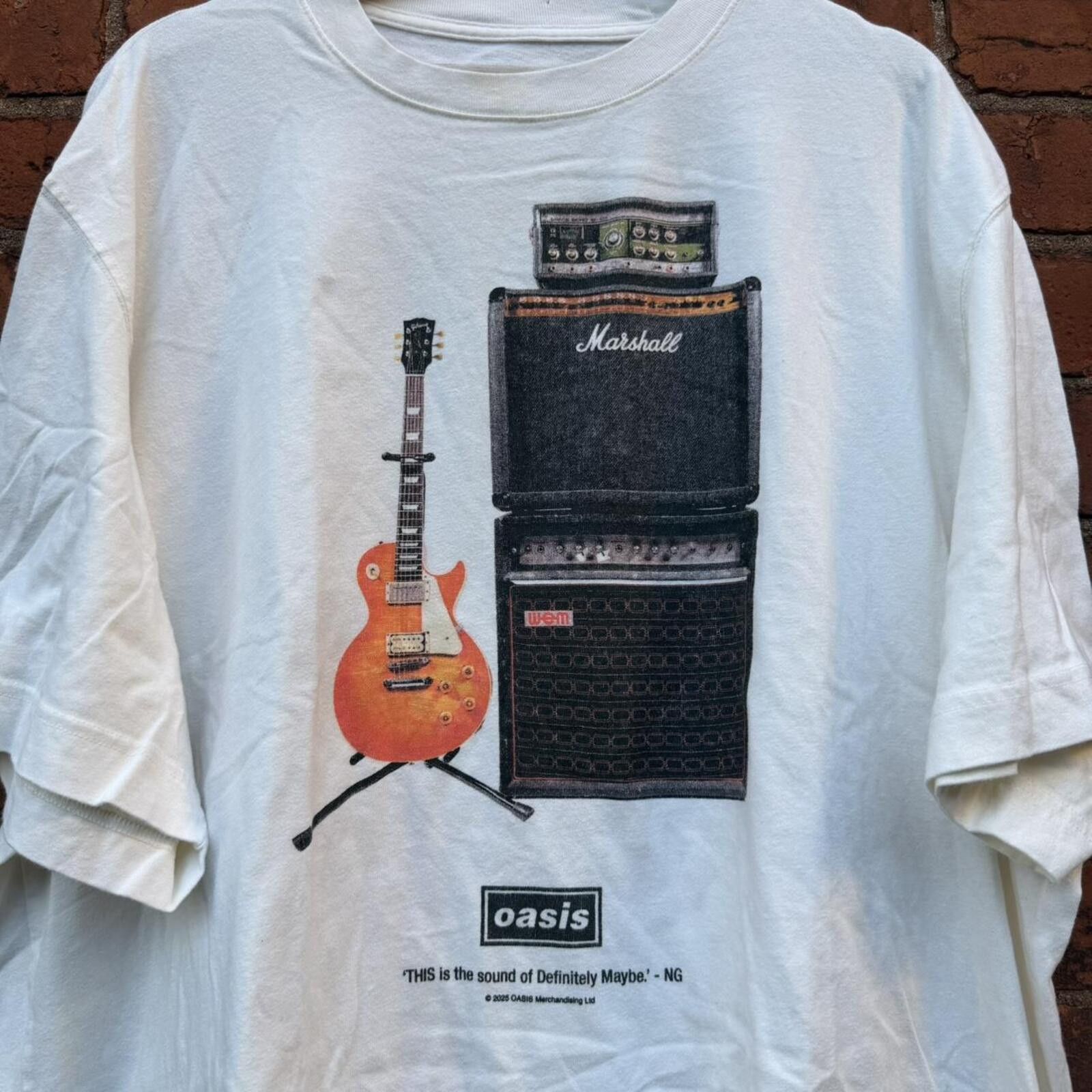 Abercrombie & Fitch oasis setlist Abercrombie & fitch 2025 tour t shirt Size US XL / EU 56 / 4 - 2 Thumbnail
