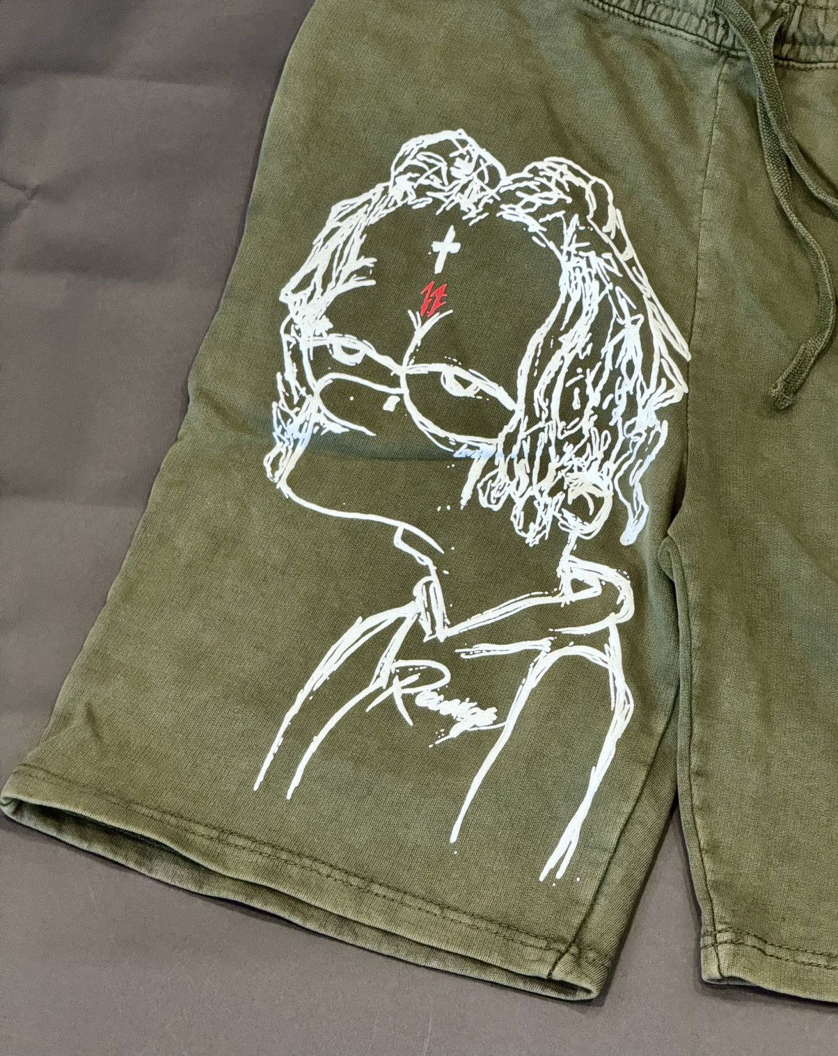 Revenge × Trippie Redd NEW Revenge x Trippie Redd Bart Shorts Green Size Small Size US 28 / EU 44 - 1 Thumbnail